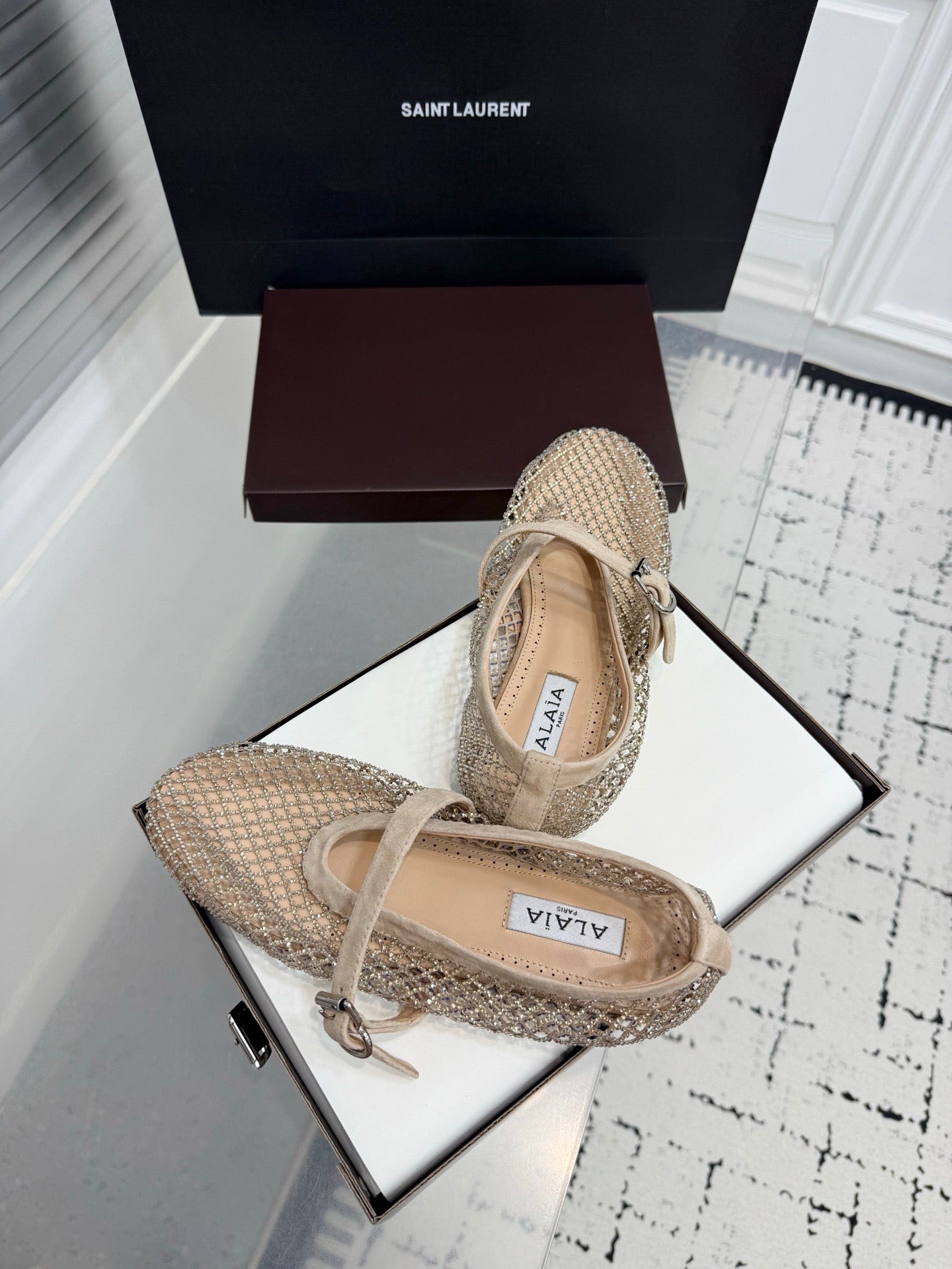 ALAIA BALLET FLATS