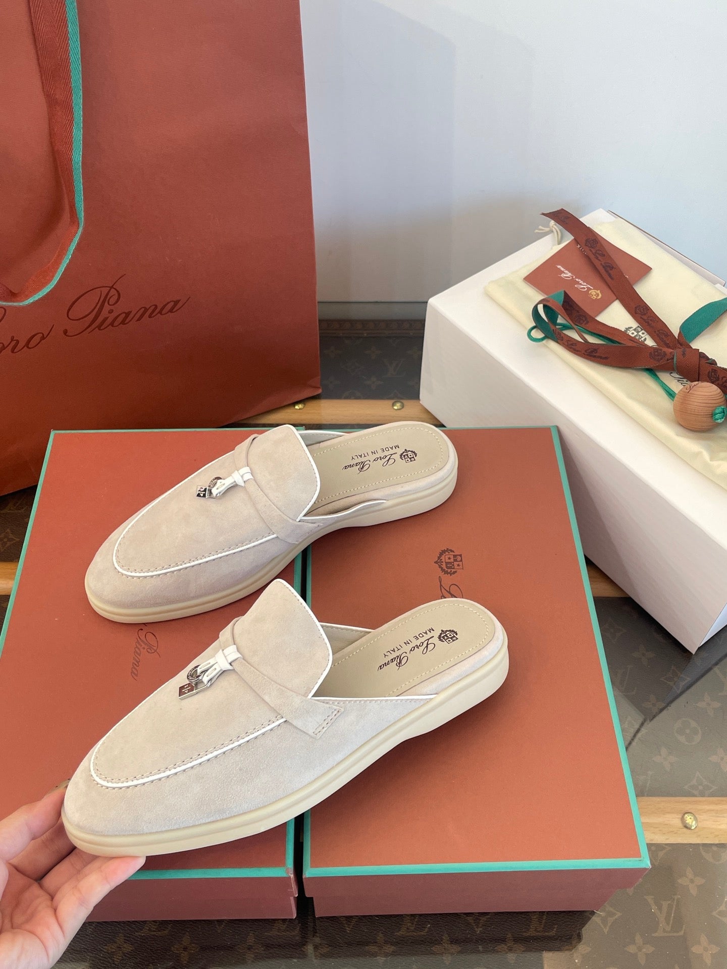 LORO P SUMMER CHARMS LOAFERS