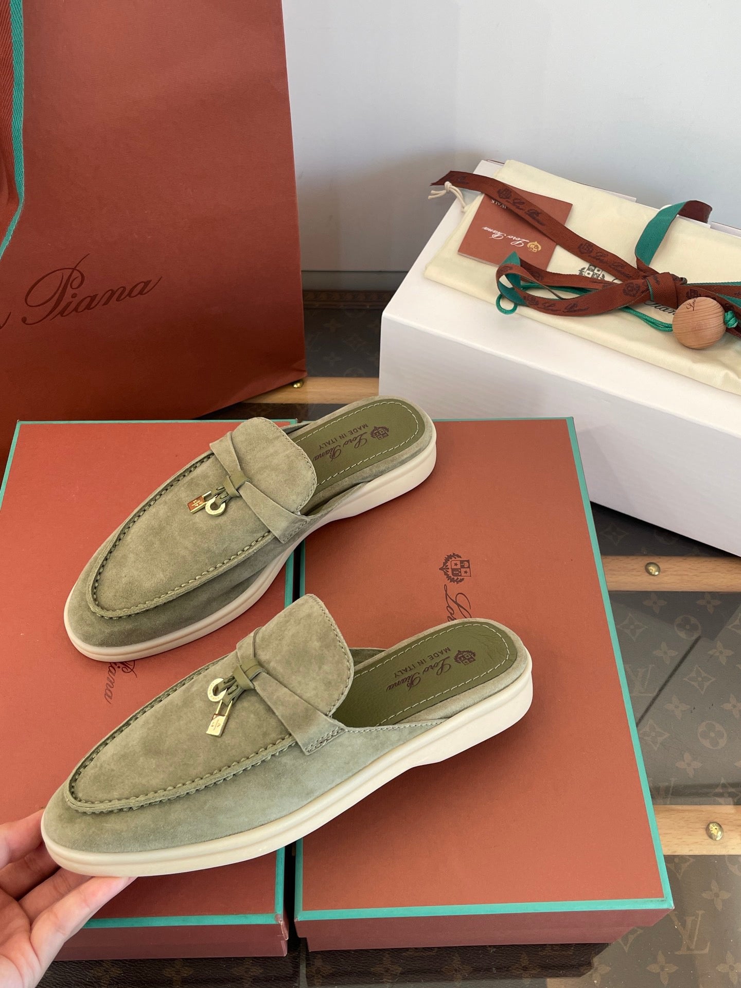 LORO P SUMMER CHARMS LOAFERS