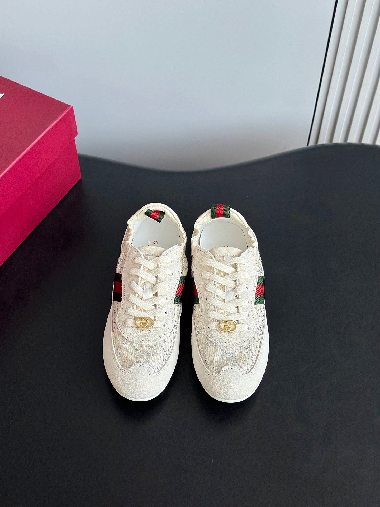GG SHIFT CRYSTAL SNEAKERS