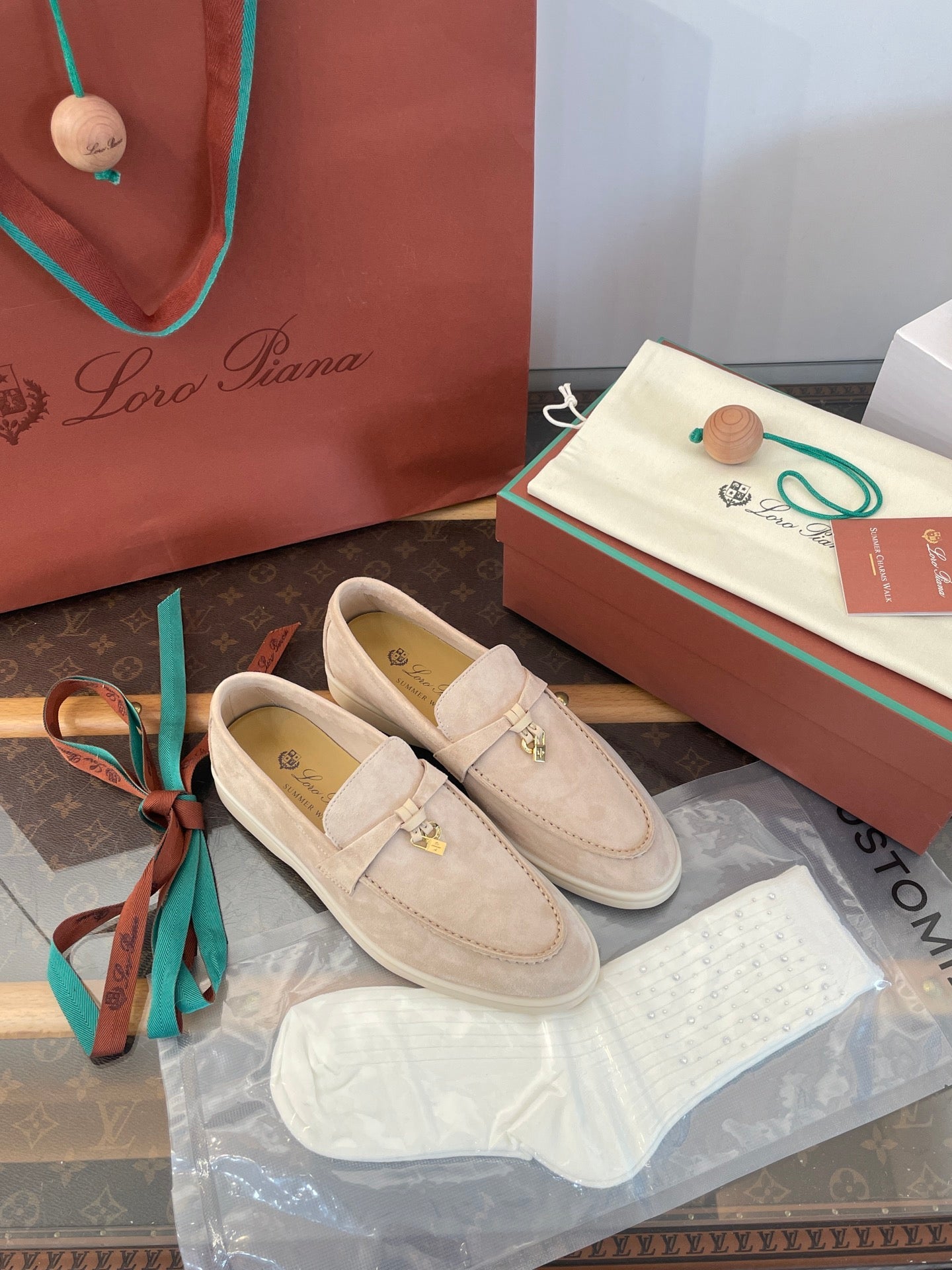 LORO P SUMMER CHARMS LOAFERS