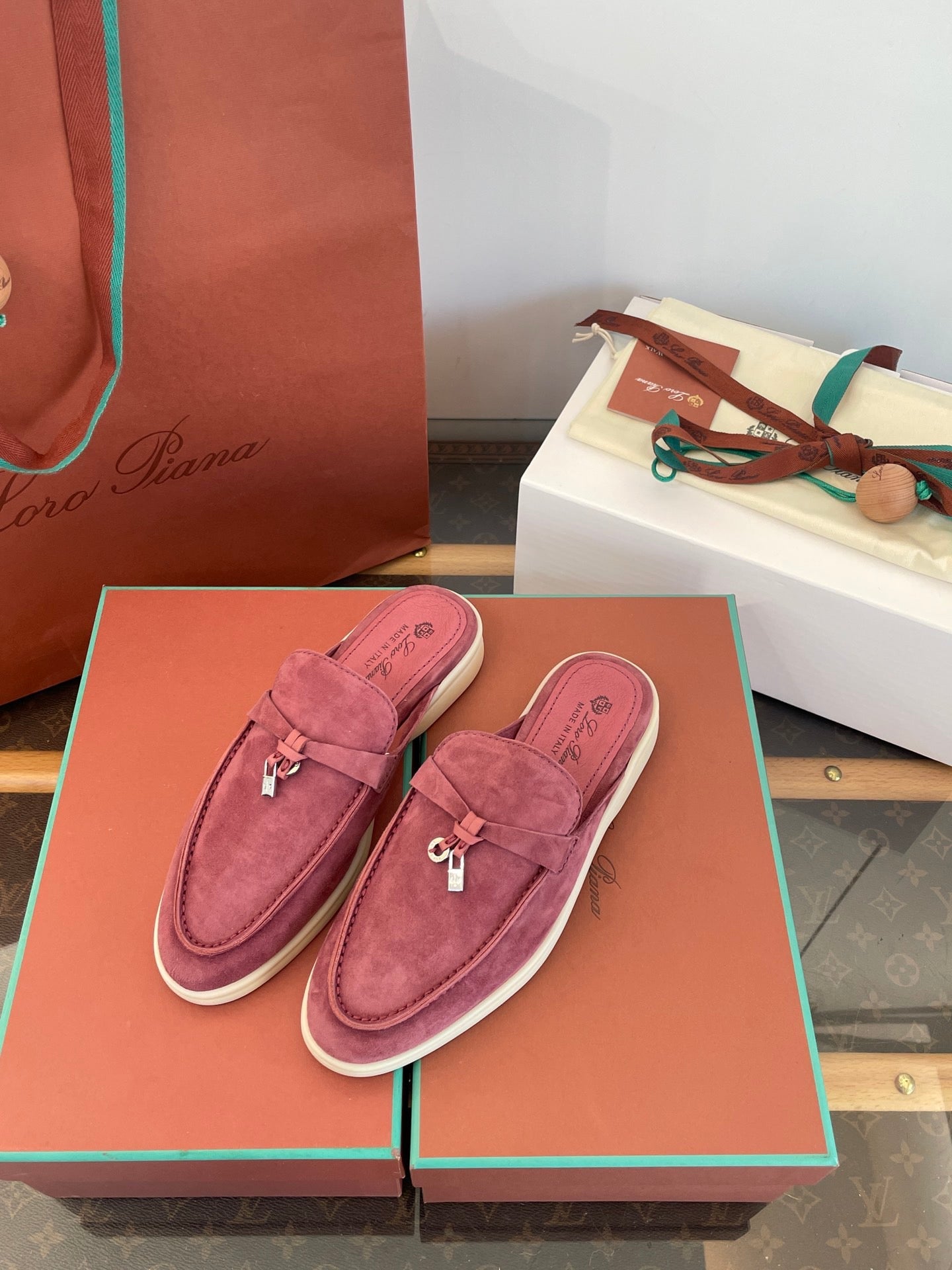LORO P SUMMER CHARMS LOAFERS