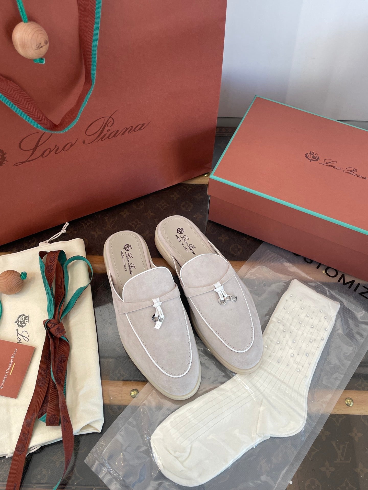 LORO P SUMMER CHARMS LOAFERS