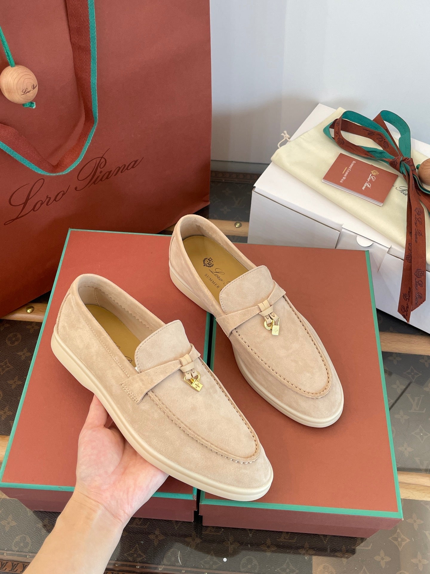 LORO P SUMMER CHARMS LOAFERS