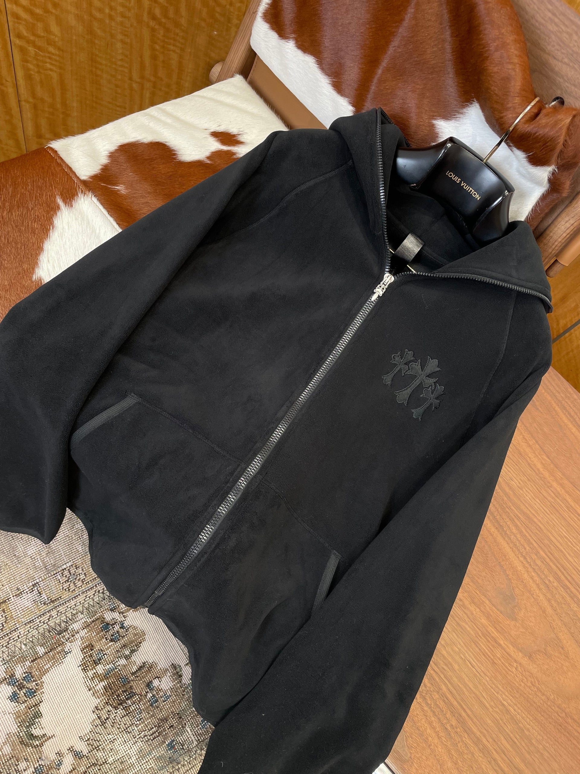 CHROME H HOODED JACKET