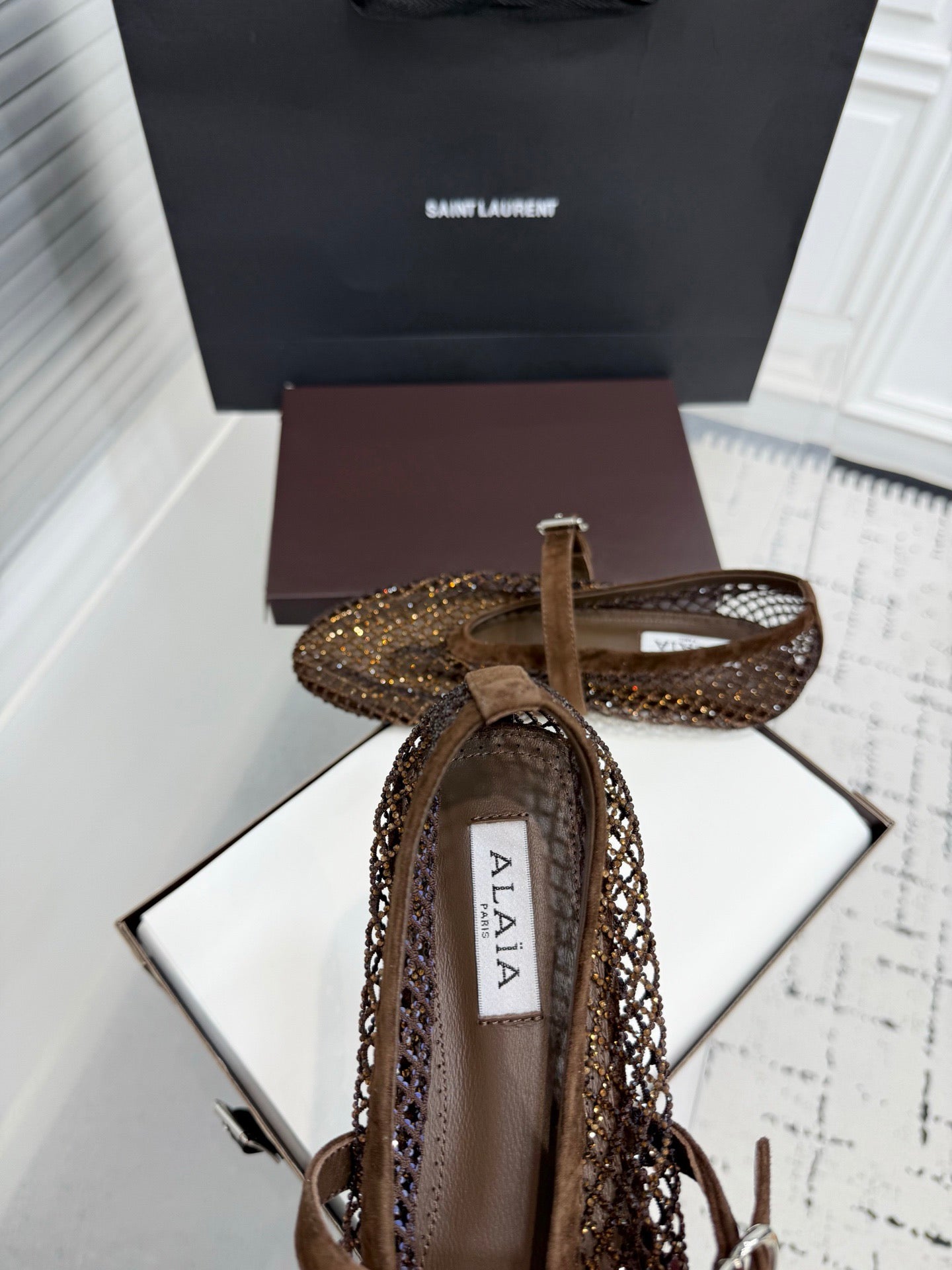 ALAIA BALLET FLATS