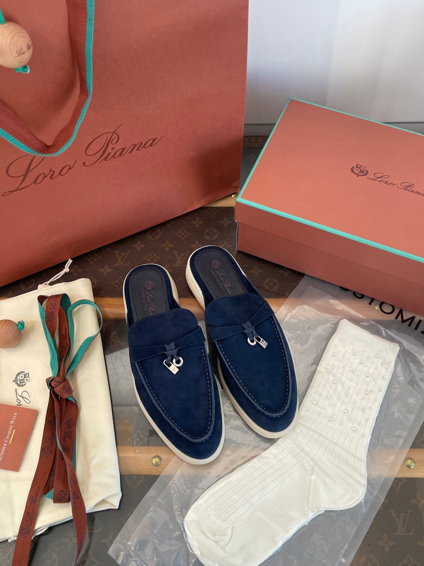 LORO P SUMMER CHARMS LOAFERS