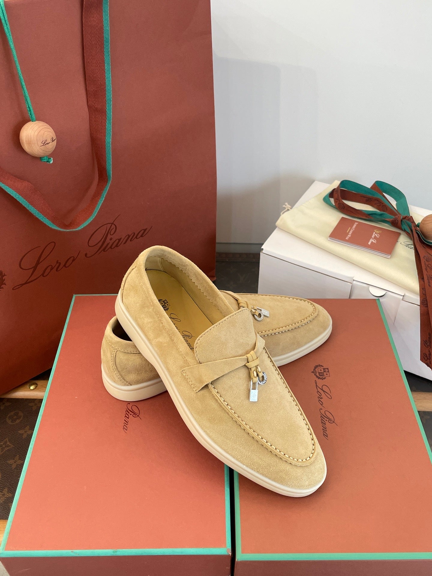 LORO P SUMMER CHARMS LOAFERS