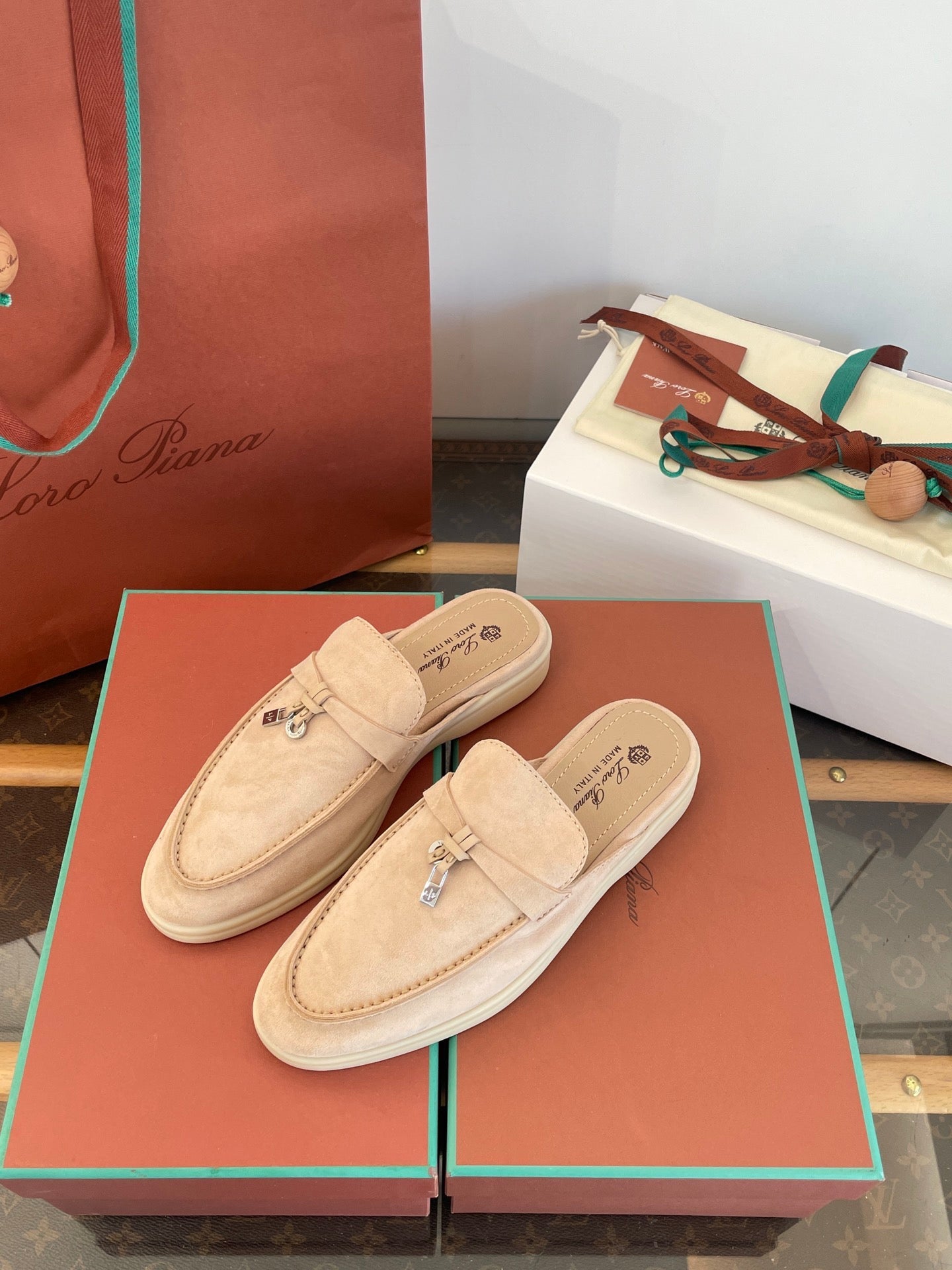 LORO P SUMMER CHARMS LOAFERS
