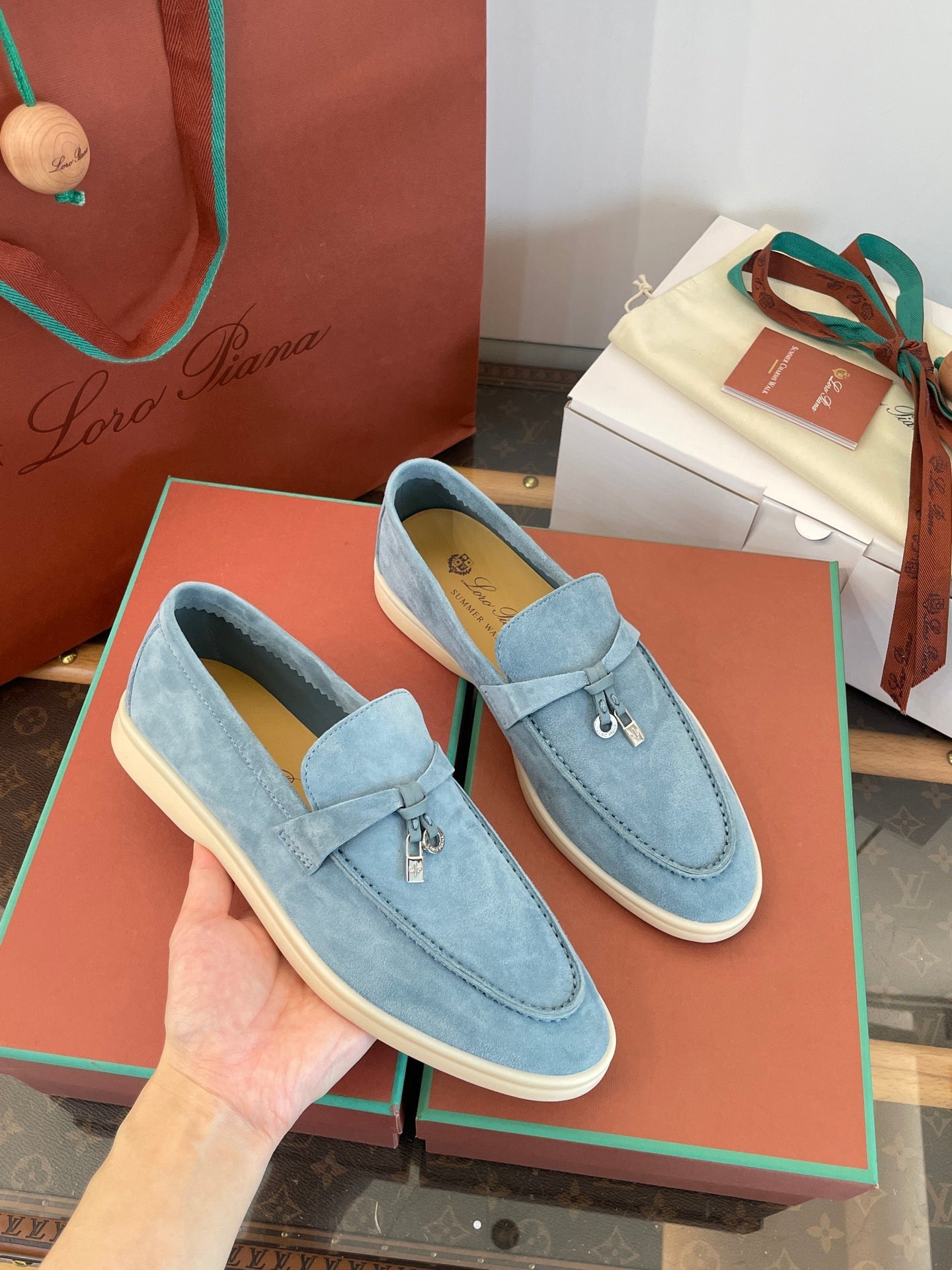 LORO P SUMMER CHARMS LOAFERS