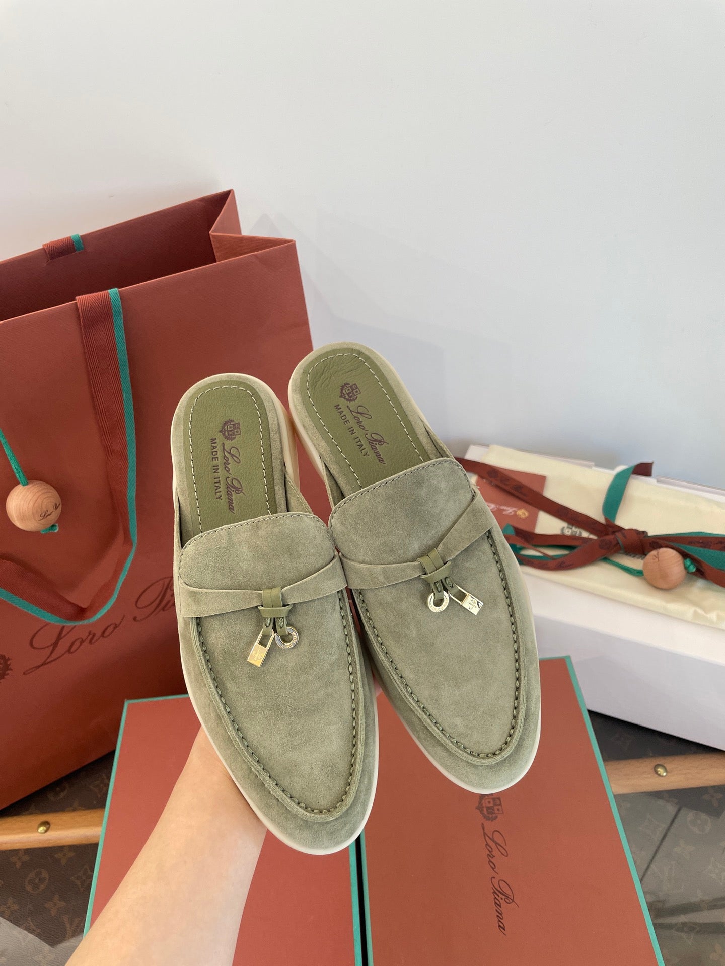 LORO P SUMMER CHARMS LOAFERS