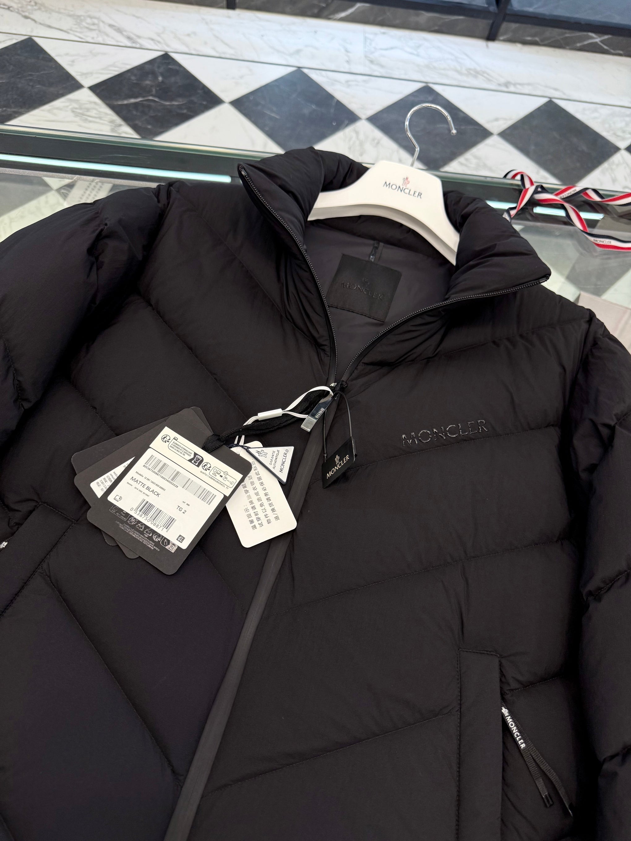 MONC MATT BLACK JACKET