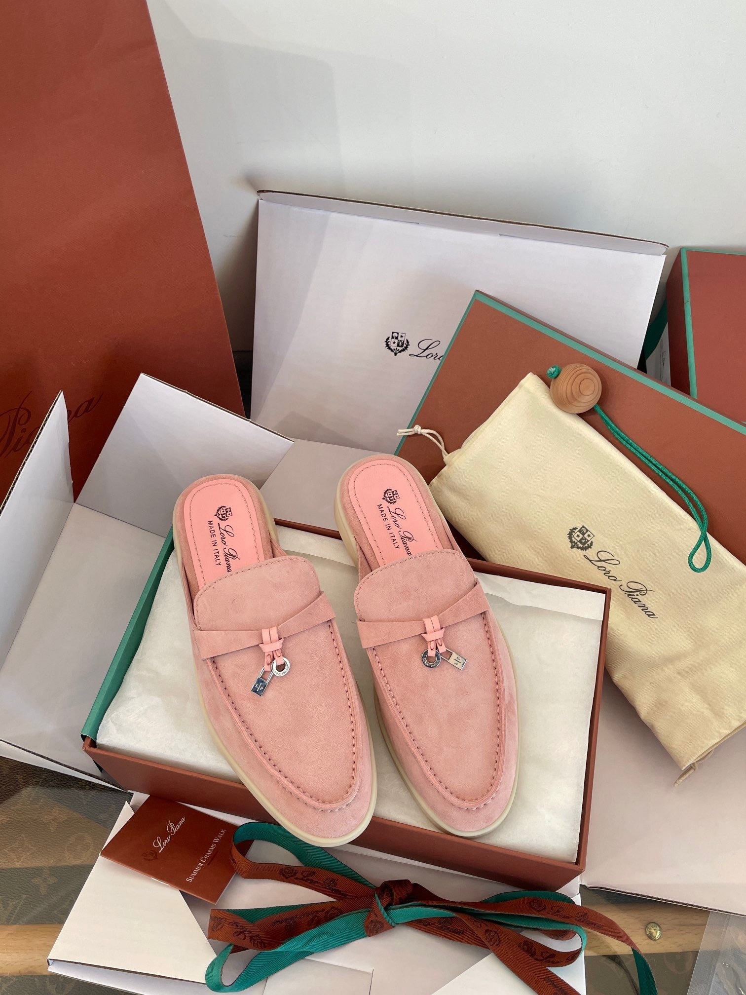 LORO P SUMMER CHARMS LOAFERS