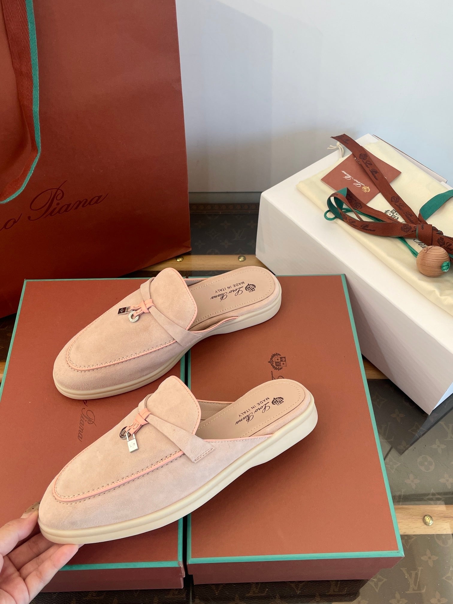 LORO P SUMMER CHARMS LOAFERS