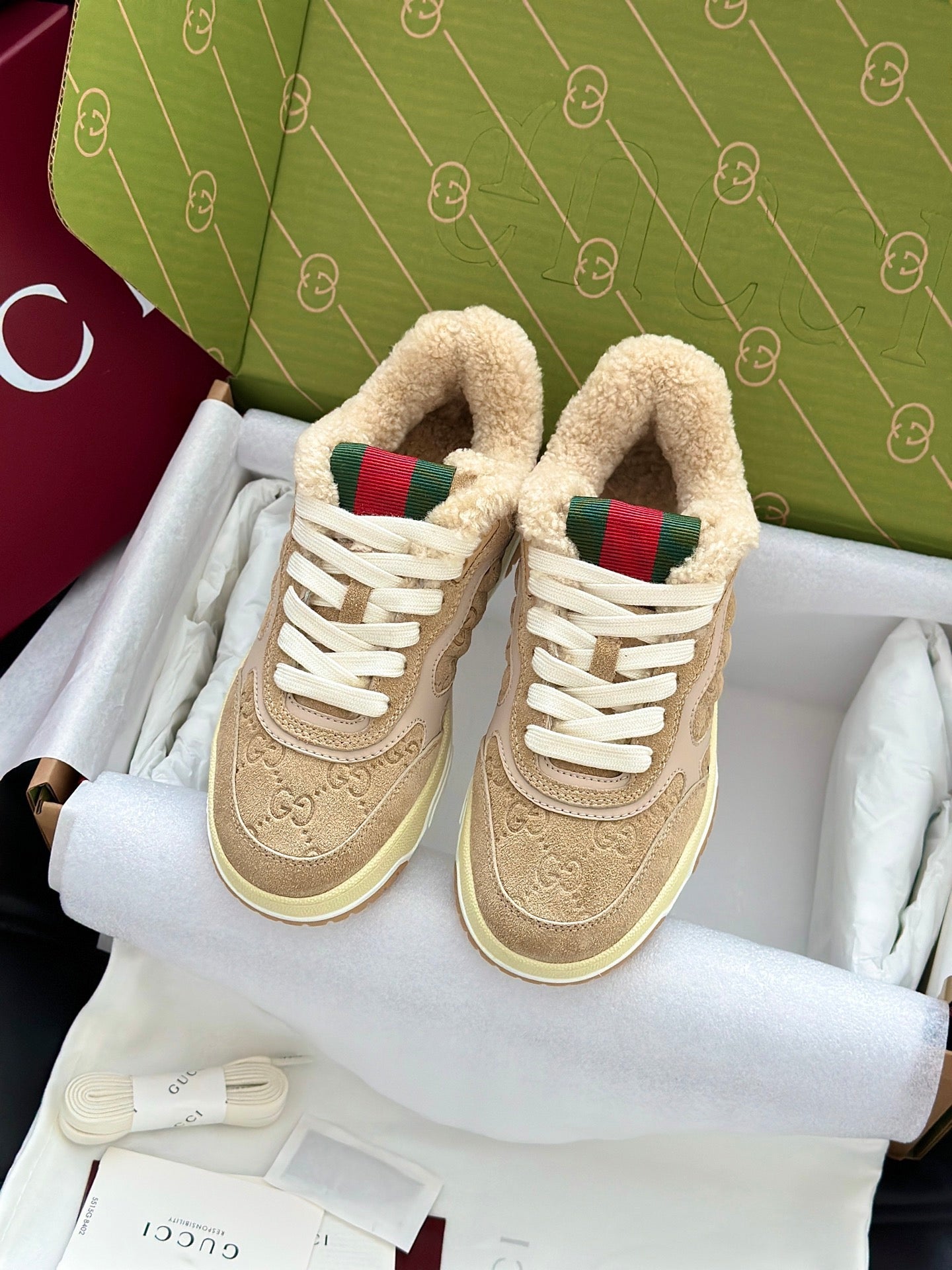 GG RE WEB SNEAKER