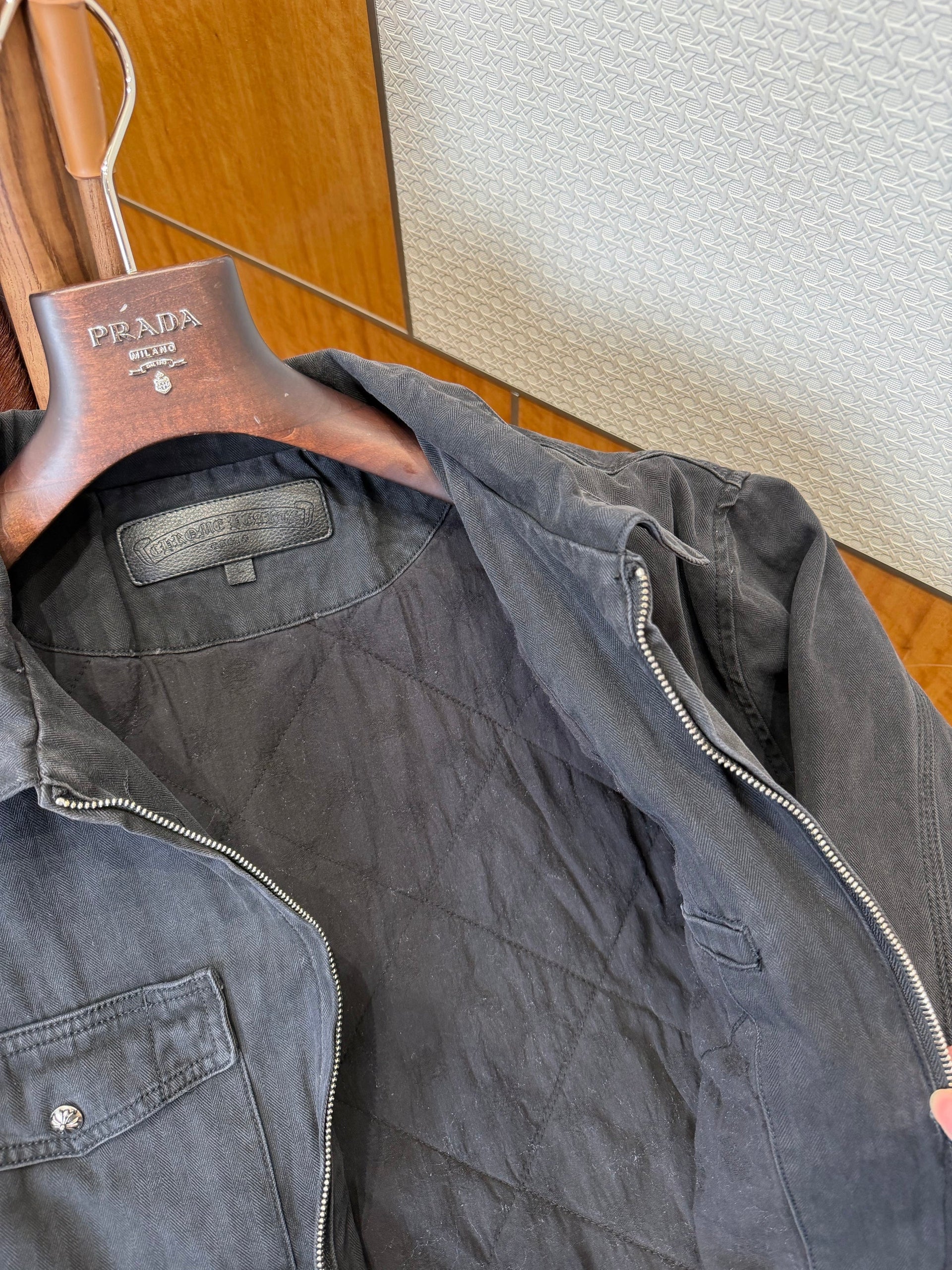 CHROME H DENIM JACKET