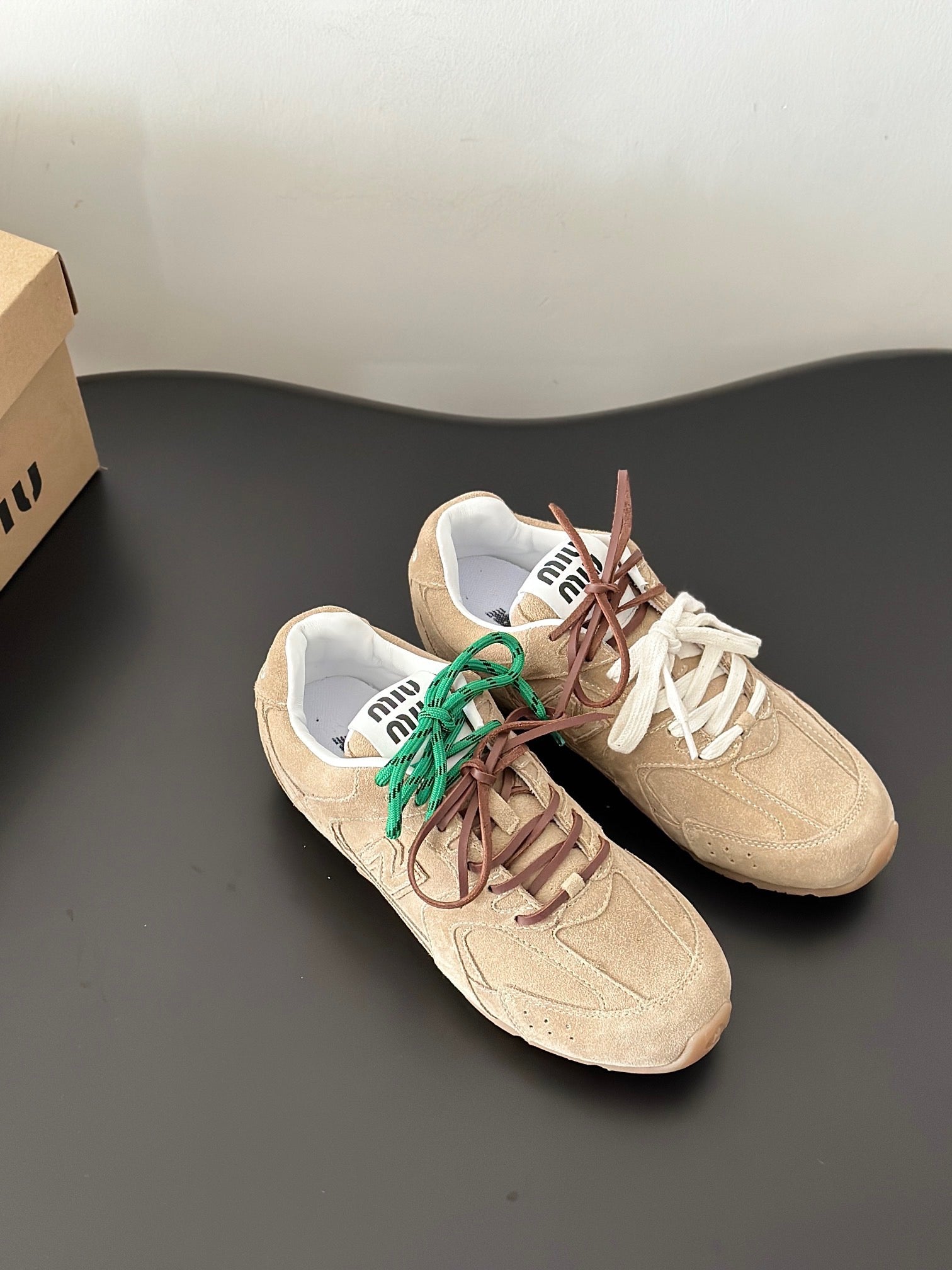 MIU M x NEW BALANCE TRAINERS