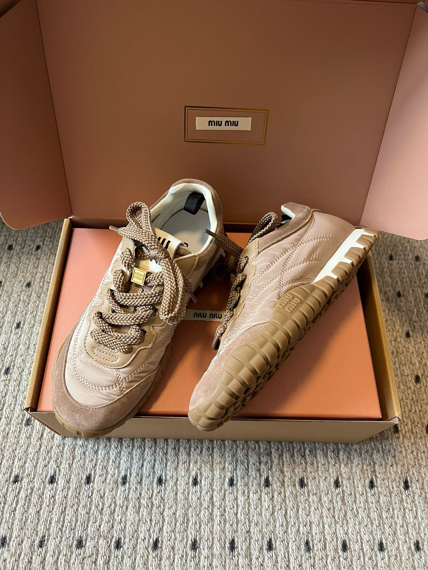 MIU M TYRE SNEAKERS