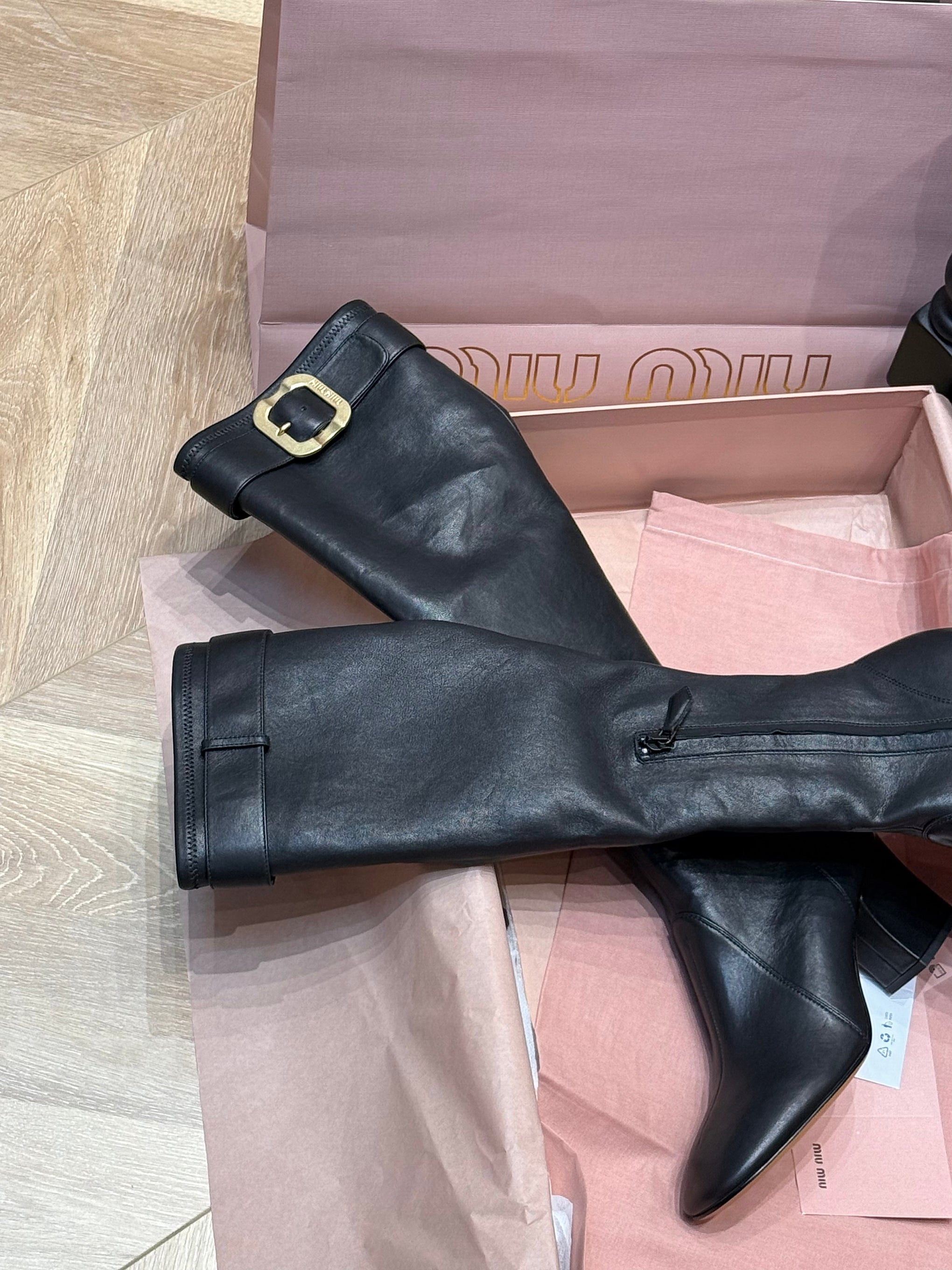 MIU M BOOTS