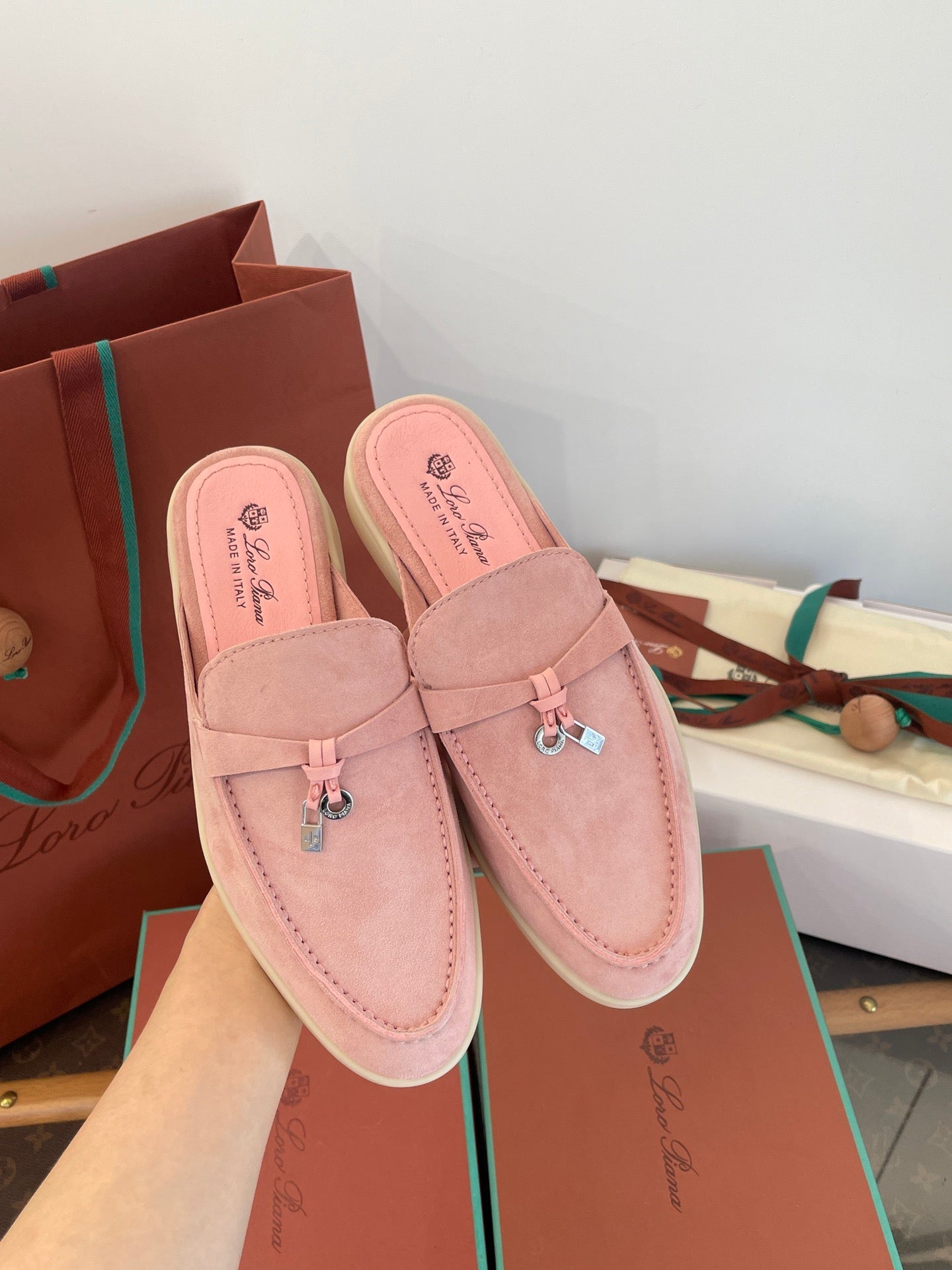LORO P SUMMER CHARMS LOAFERS
