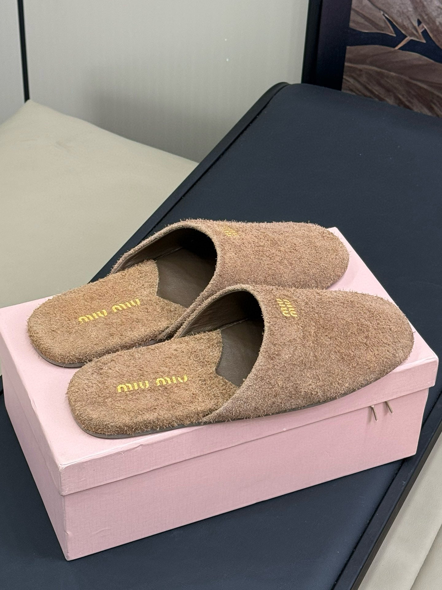 MIU M SLIPPERS