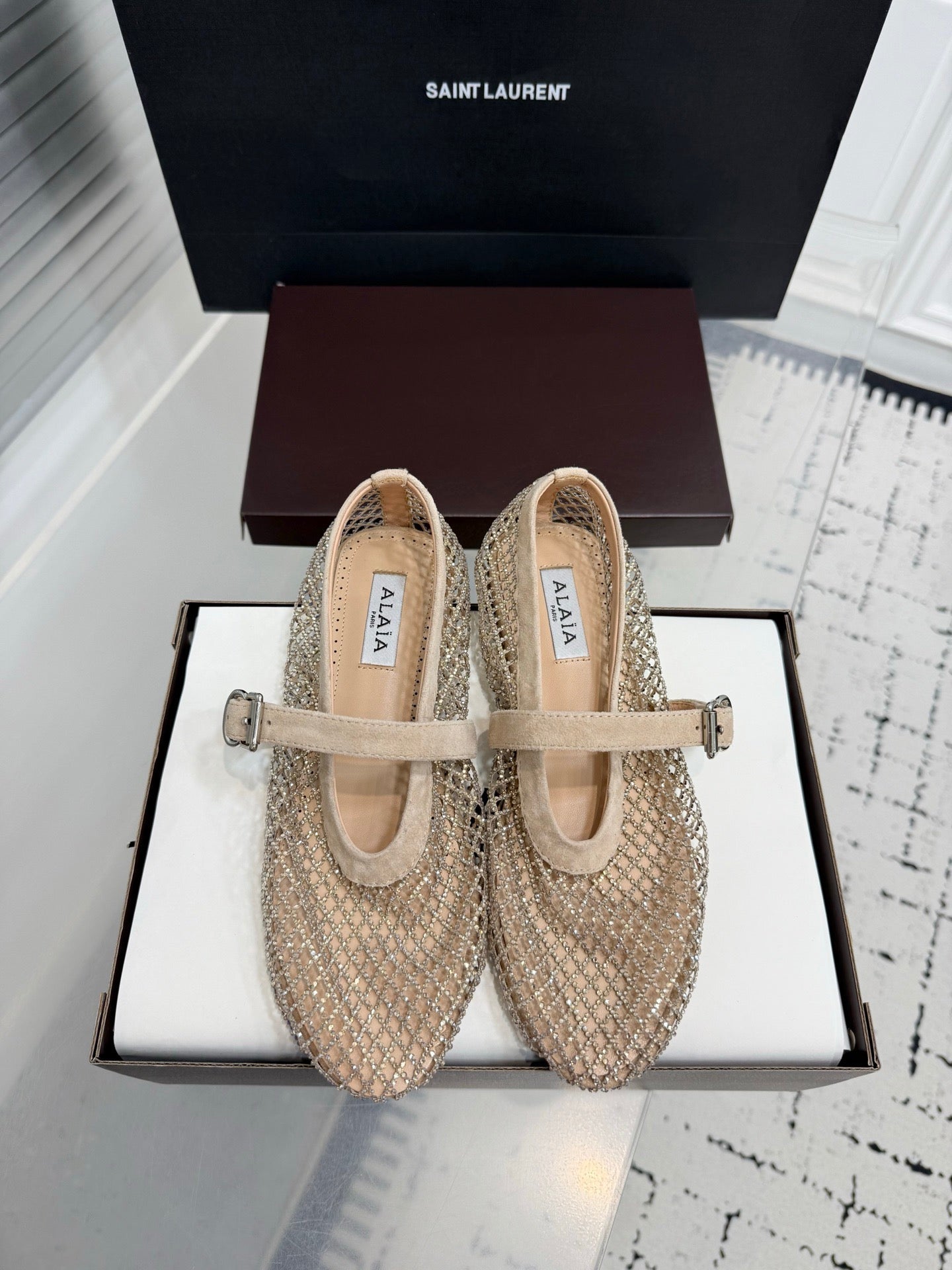 ALAIA BALLET FLATS