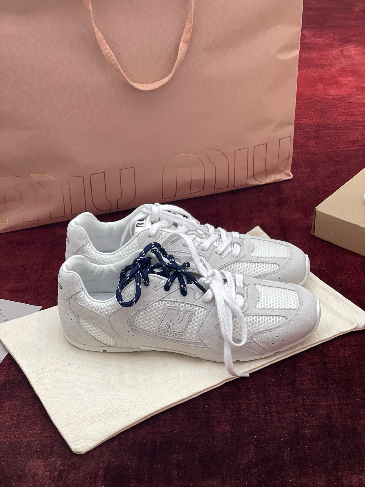 MIU M x NEW BALANCE TRAINERS