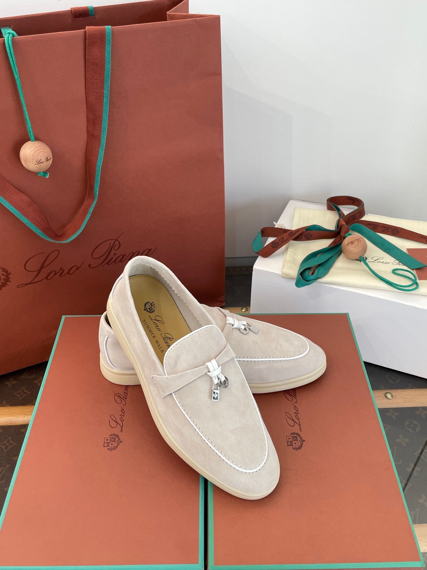 LORO P SUMMER CHARMS LOAFERS