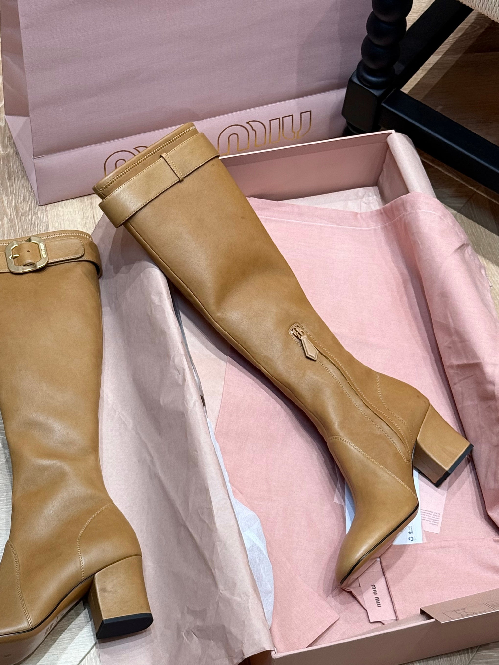 MIU M BOOTS