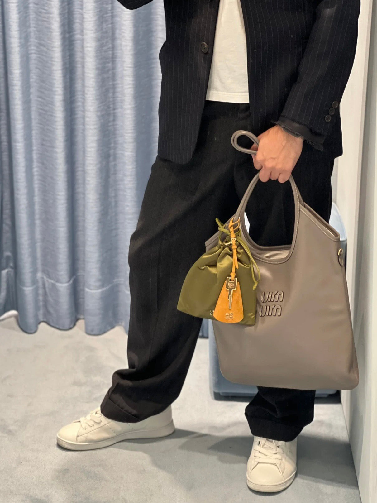 MIU M IVY LEATHER BAG