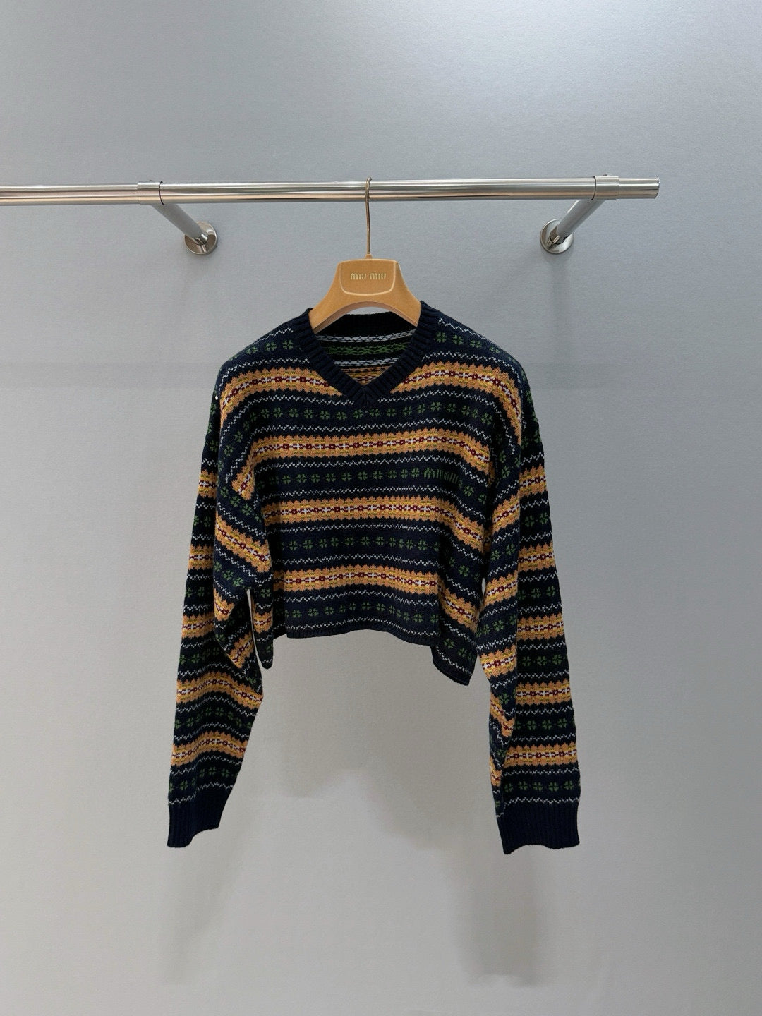 MIU M CROP JACKET
