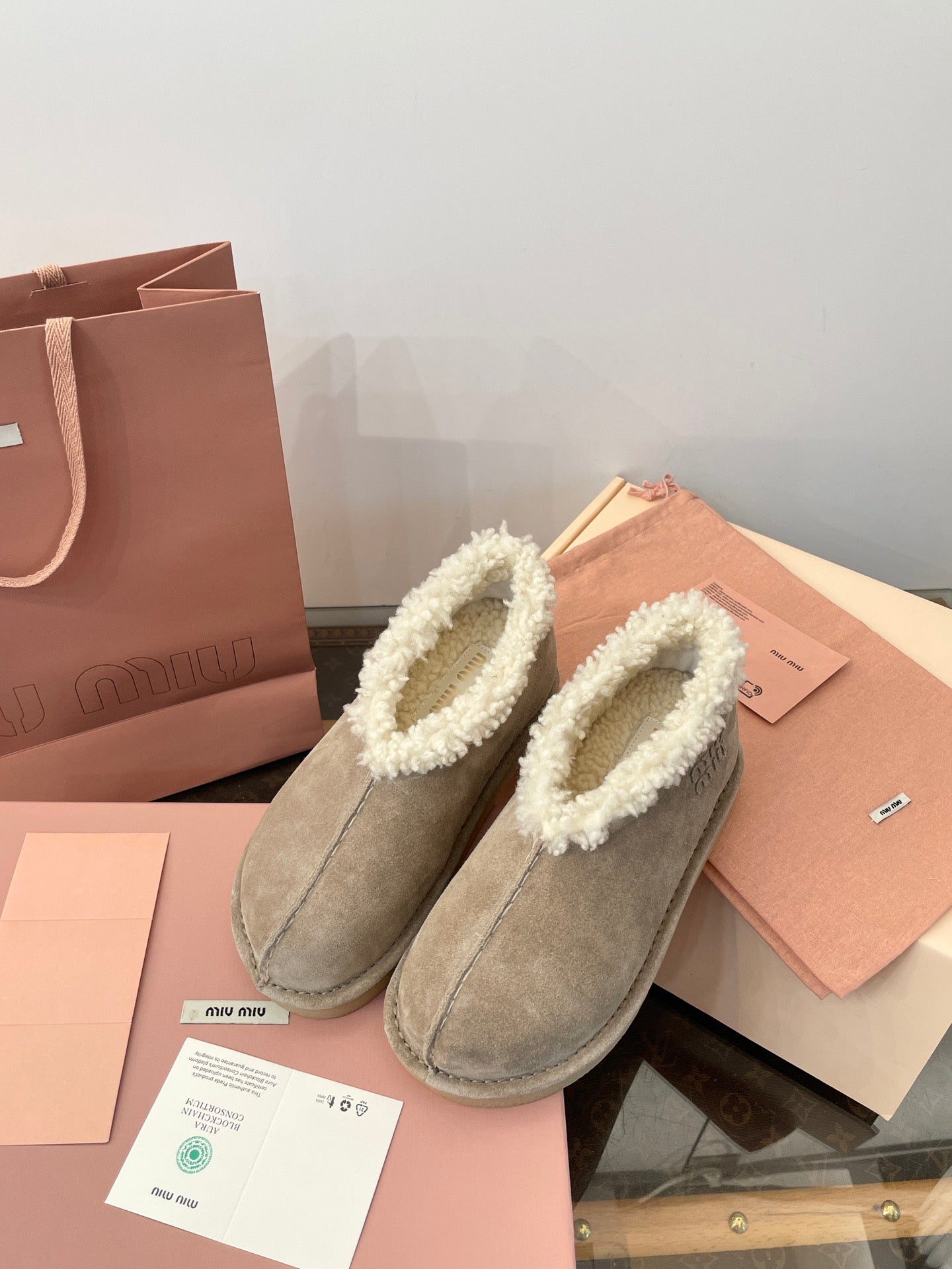 MIU M BOOTS