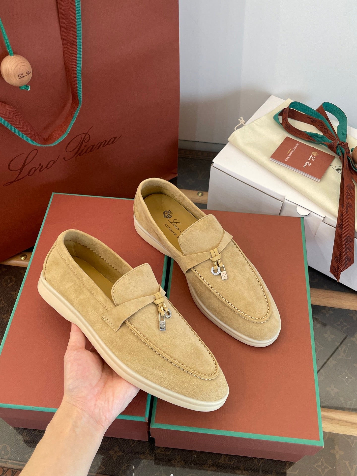 LORO P SUMMER CHARMS LOAFERS