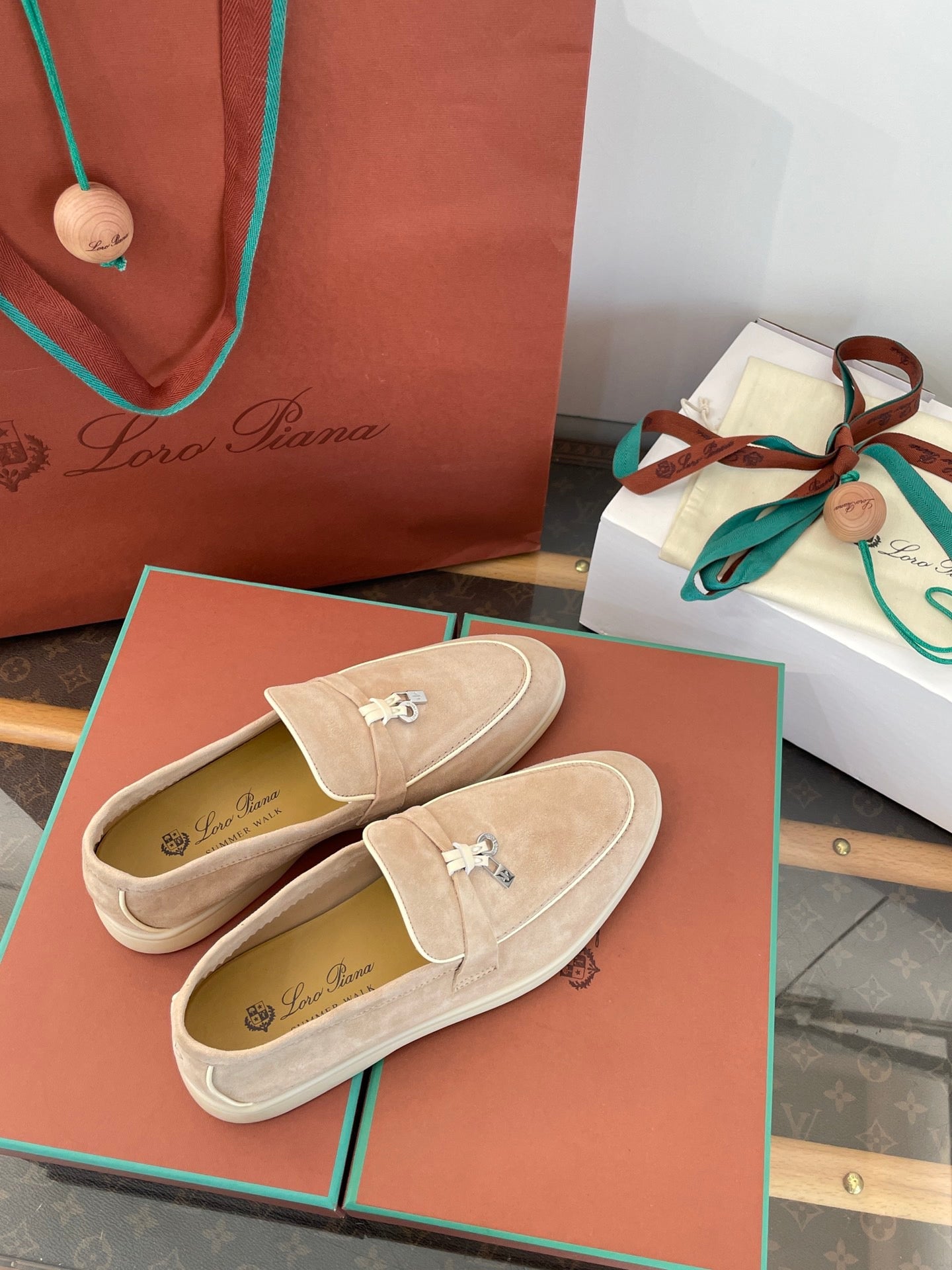 LORO P SUMMER CHARMS LOAFERS