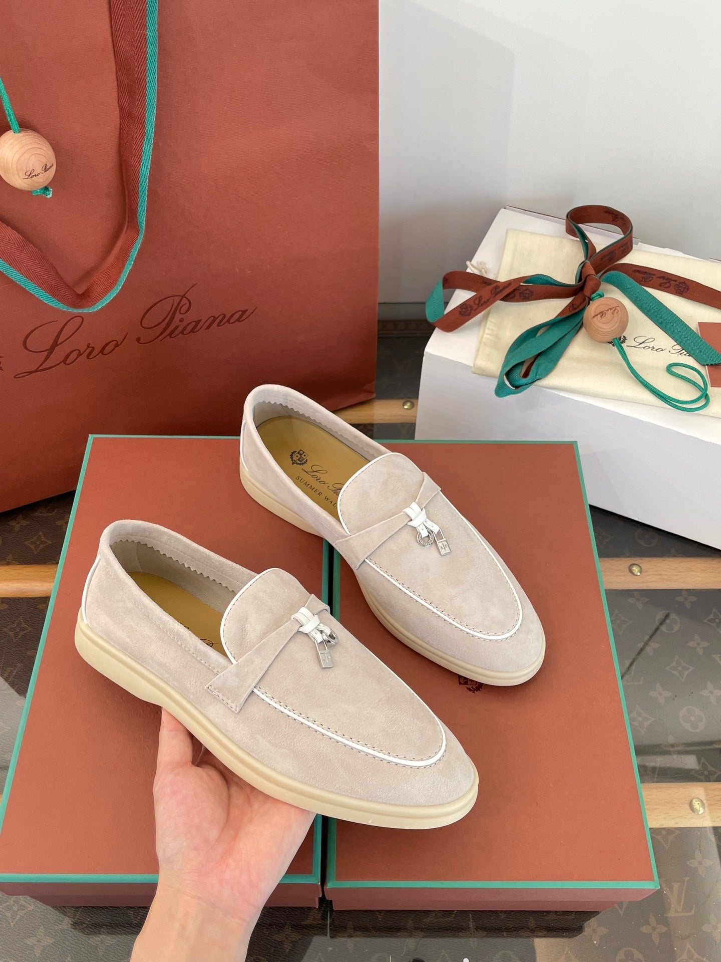 LORO P SUMMER CHARMS LOAFERS