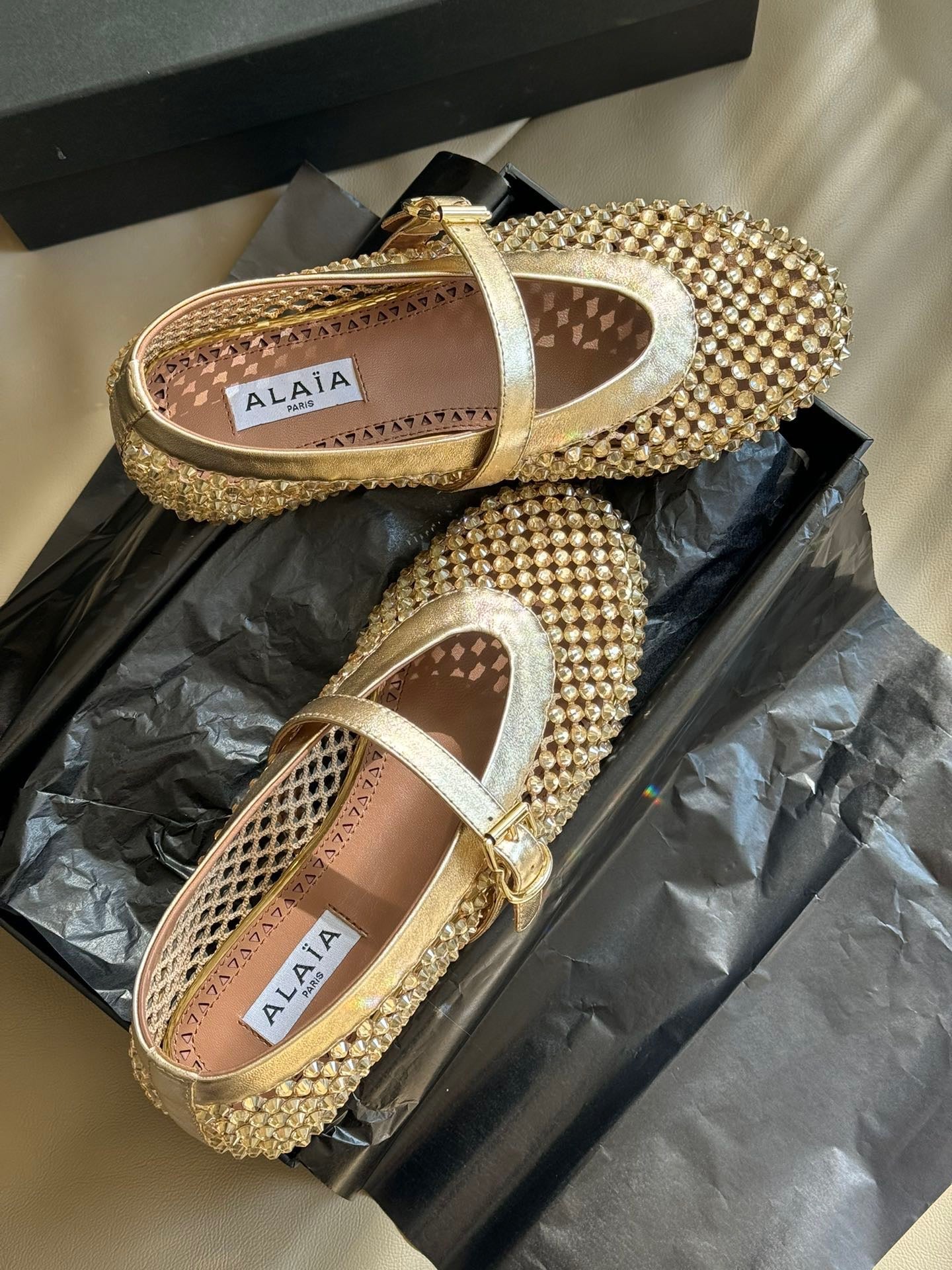 ALAIA BALLET FLATS