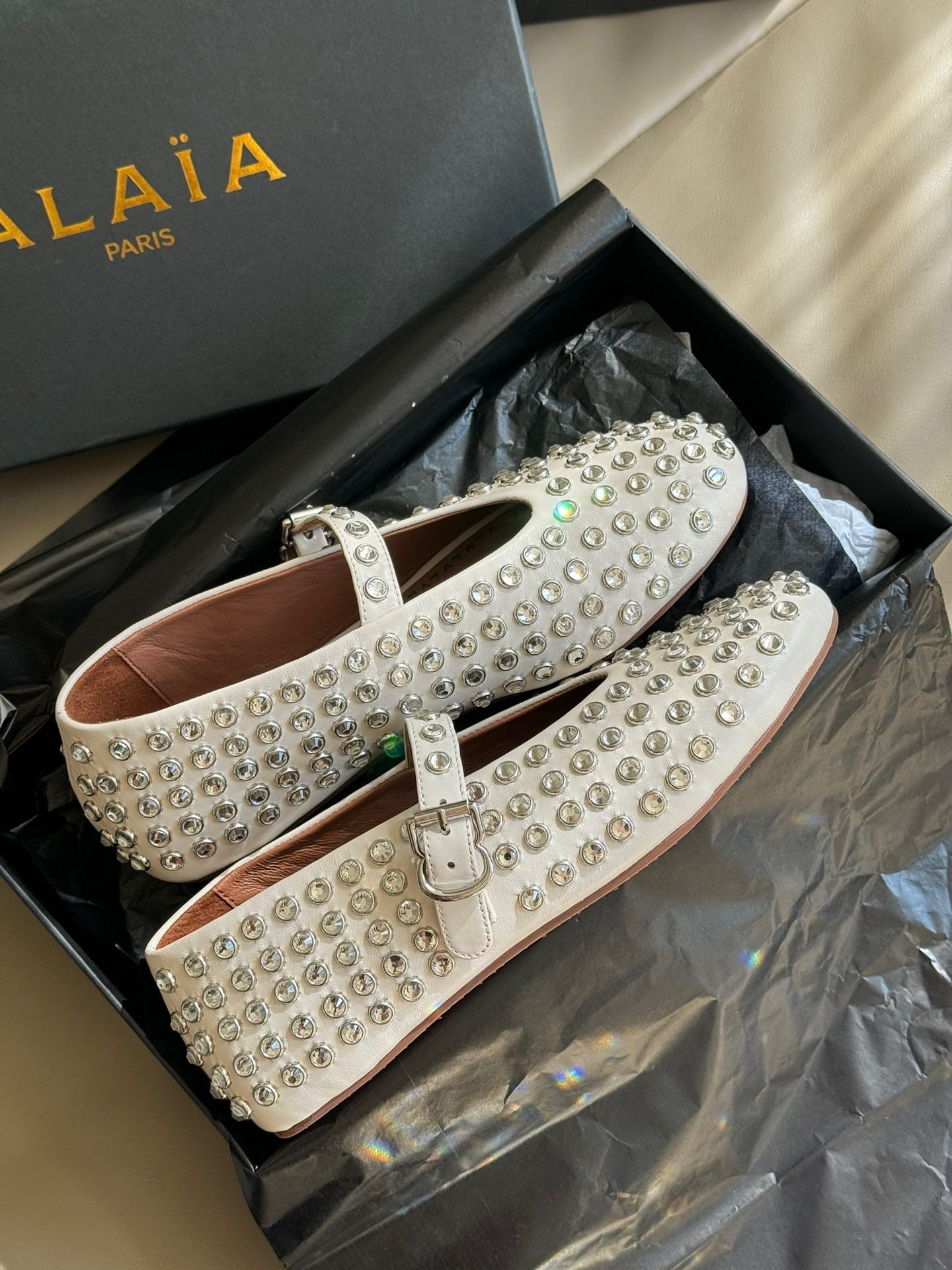 ALAIA BALLET FLATS