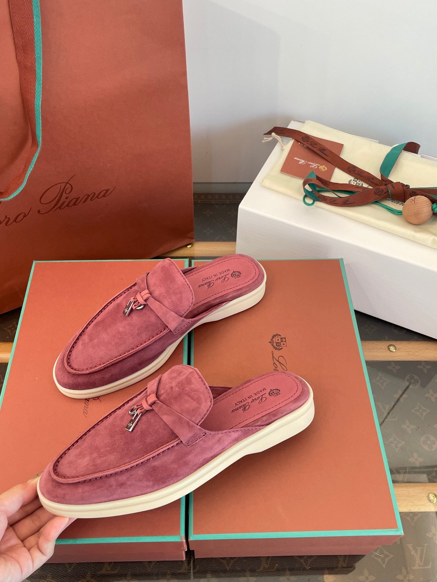 LORO P SUMMER CHARMS LOAFERS