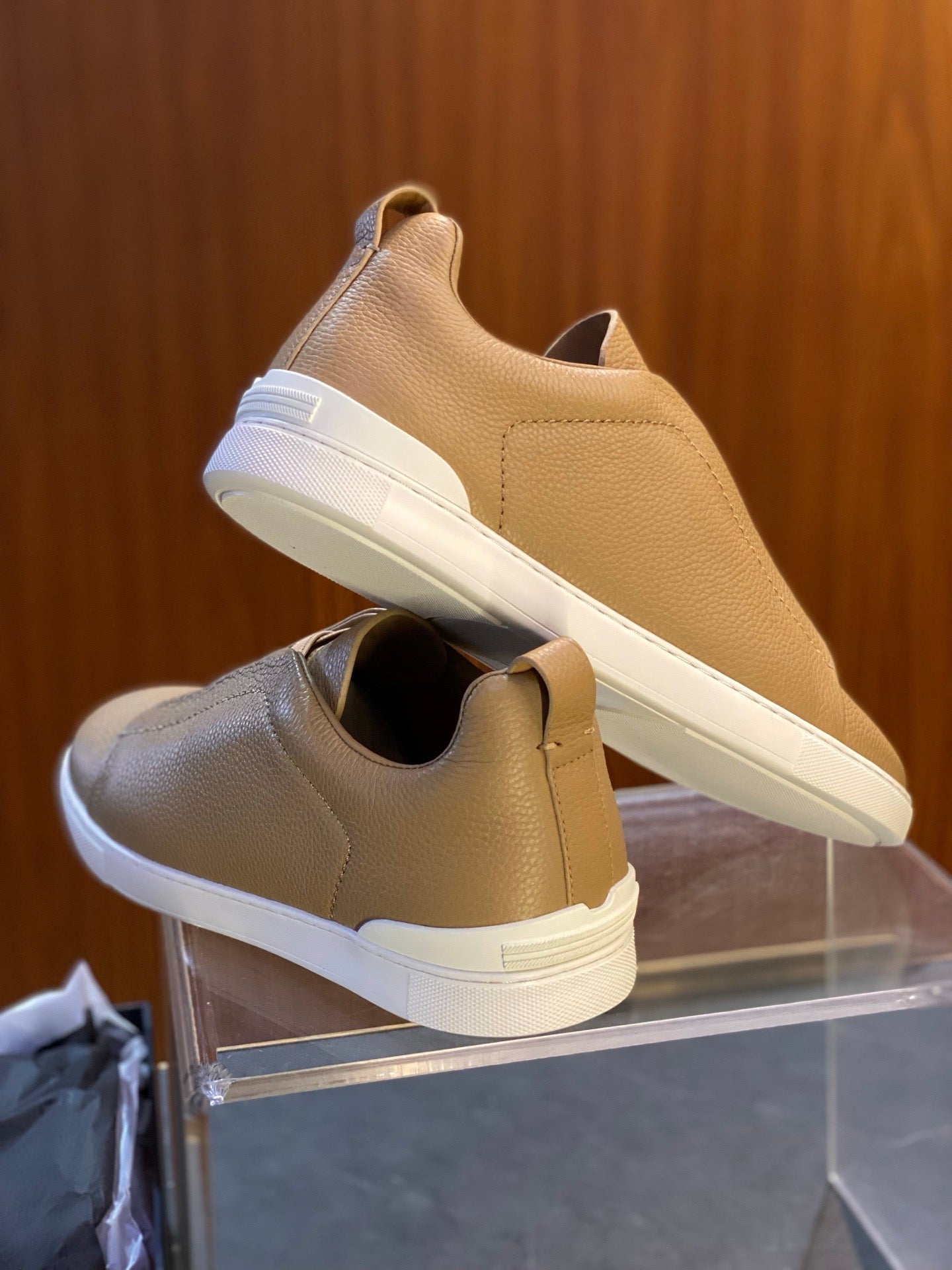 ZEGN TRIPLE STITCH SNEAKER