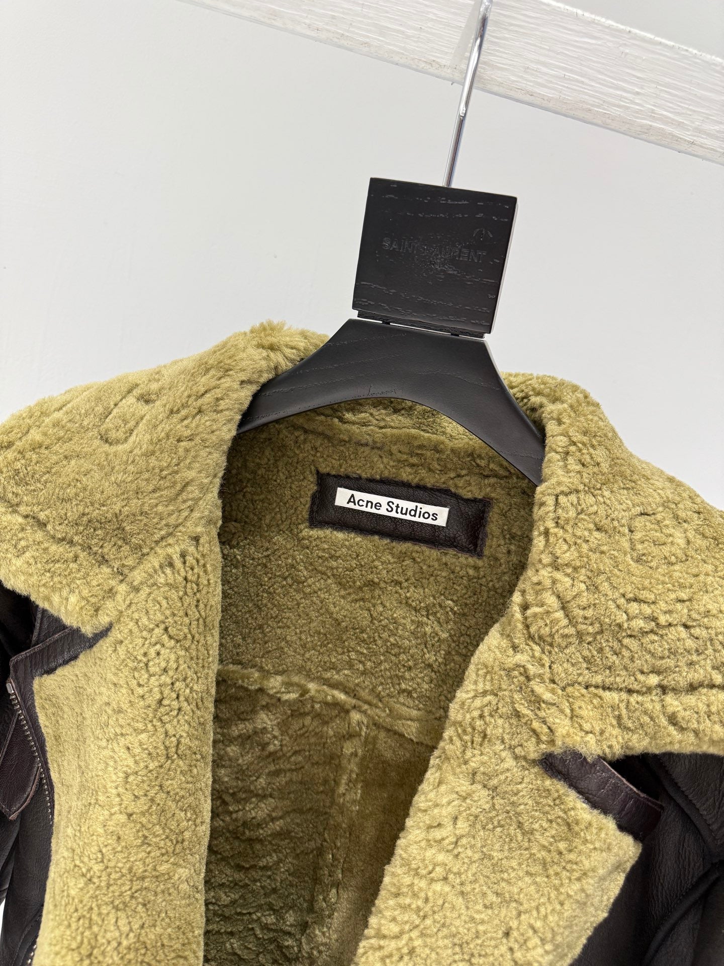 ACNE LEATHER PARKA