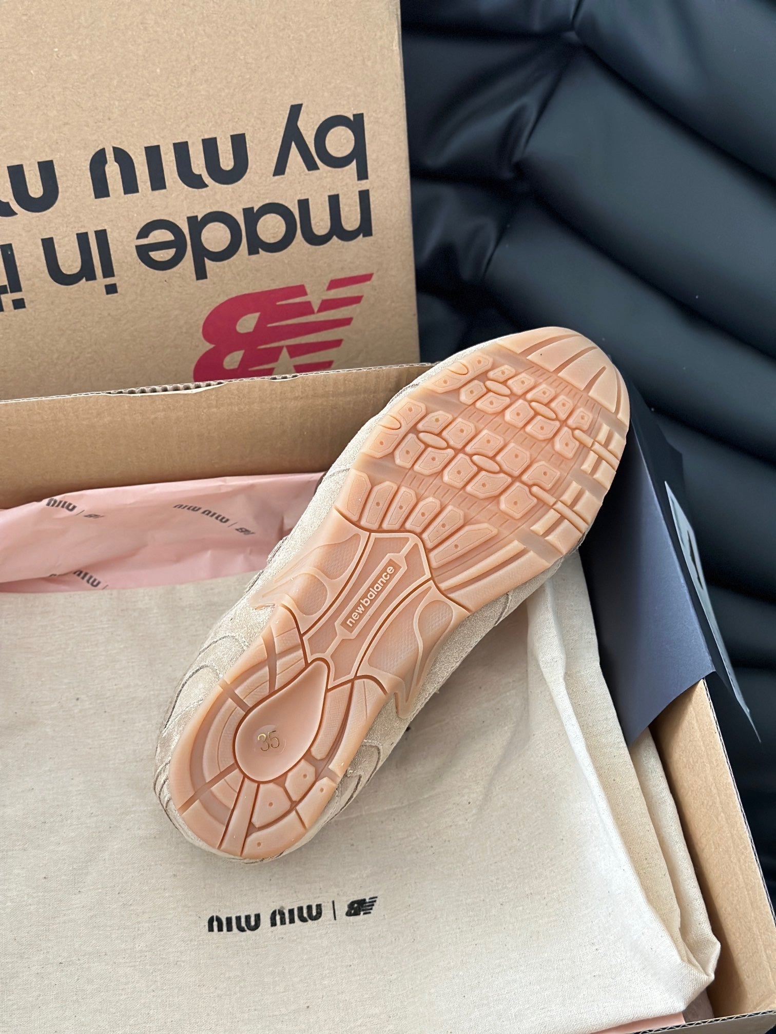 MIU M x NEW BALANCE TRAINERS