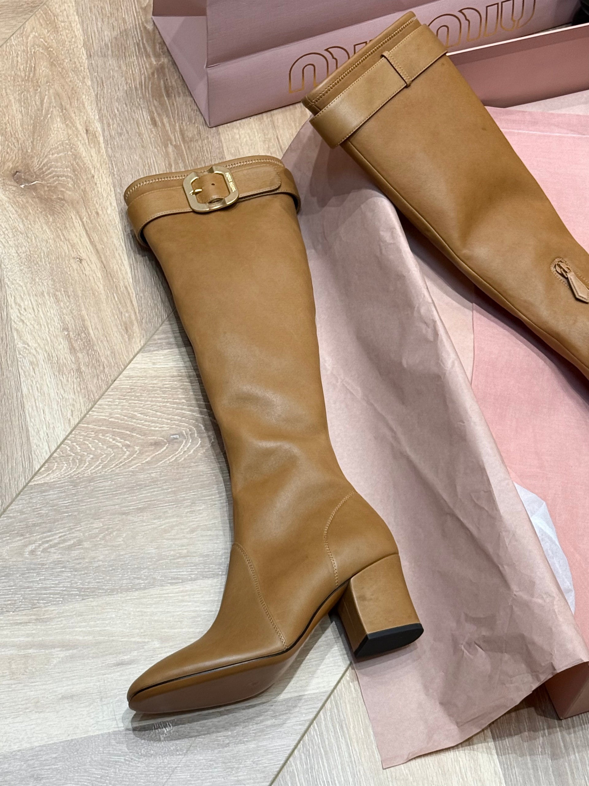 MIU M BOOTS