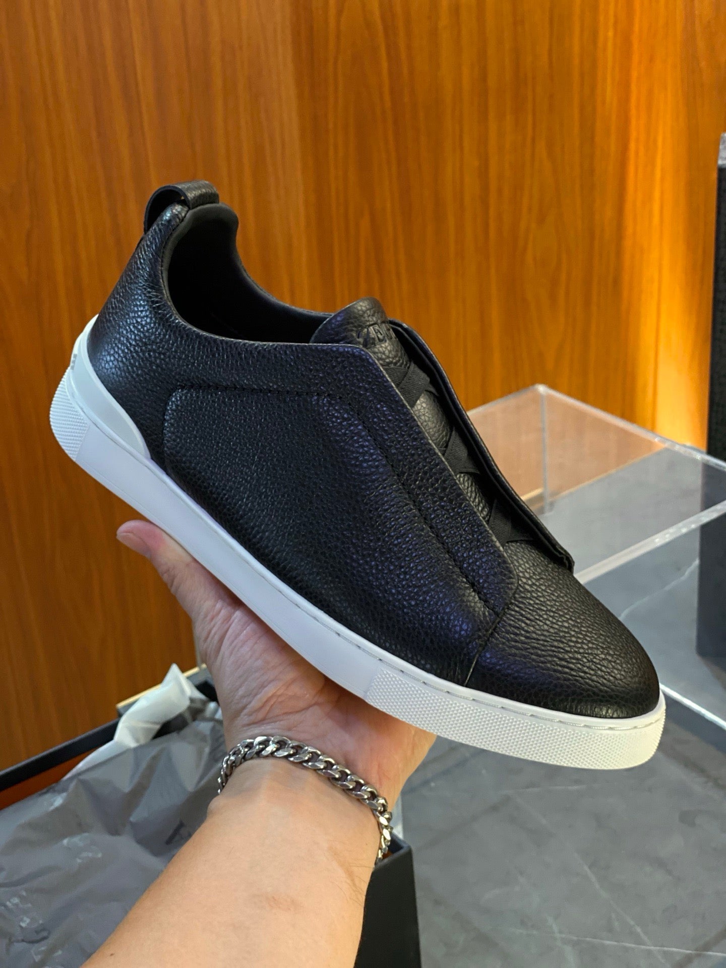 ZEGN TRIPLE STITCH SNEAKER