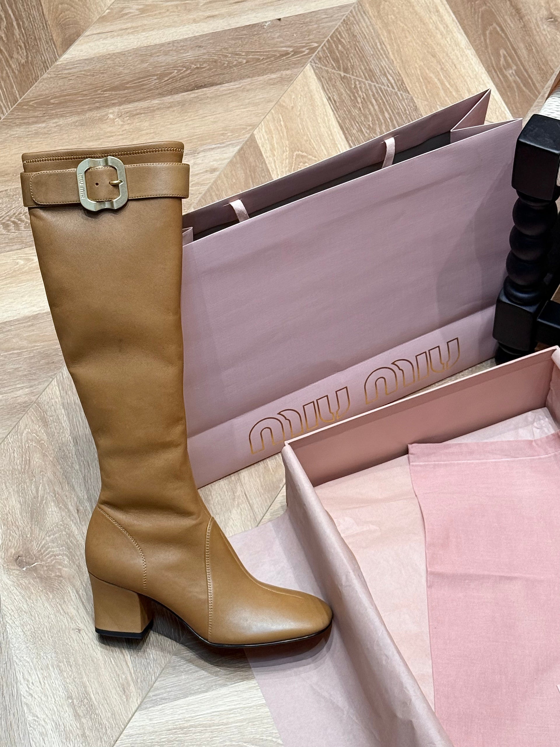 MIU M BOOTS