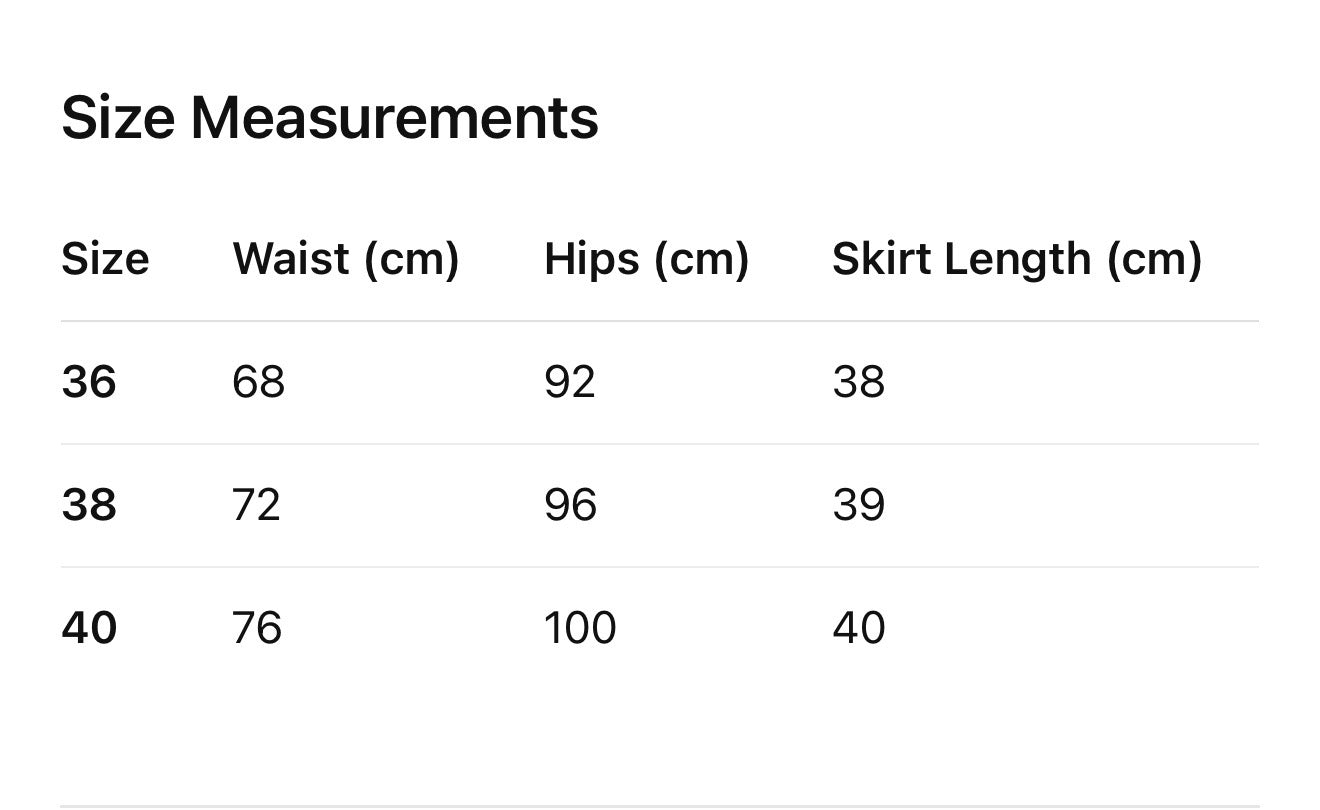 CC TWEED SKIRT