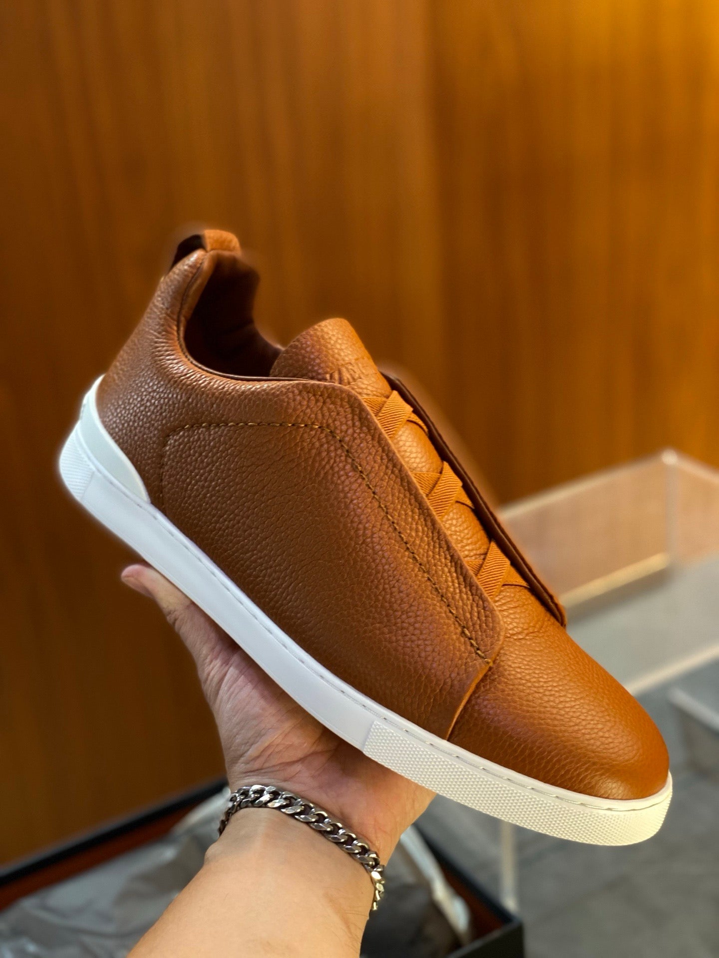 ZEGN TRIPLE STITCH SNEAKER