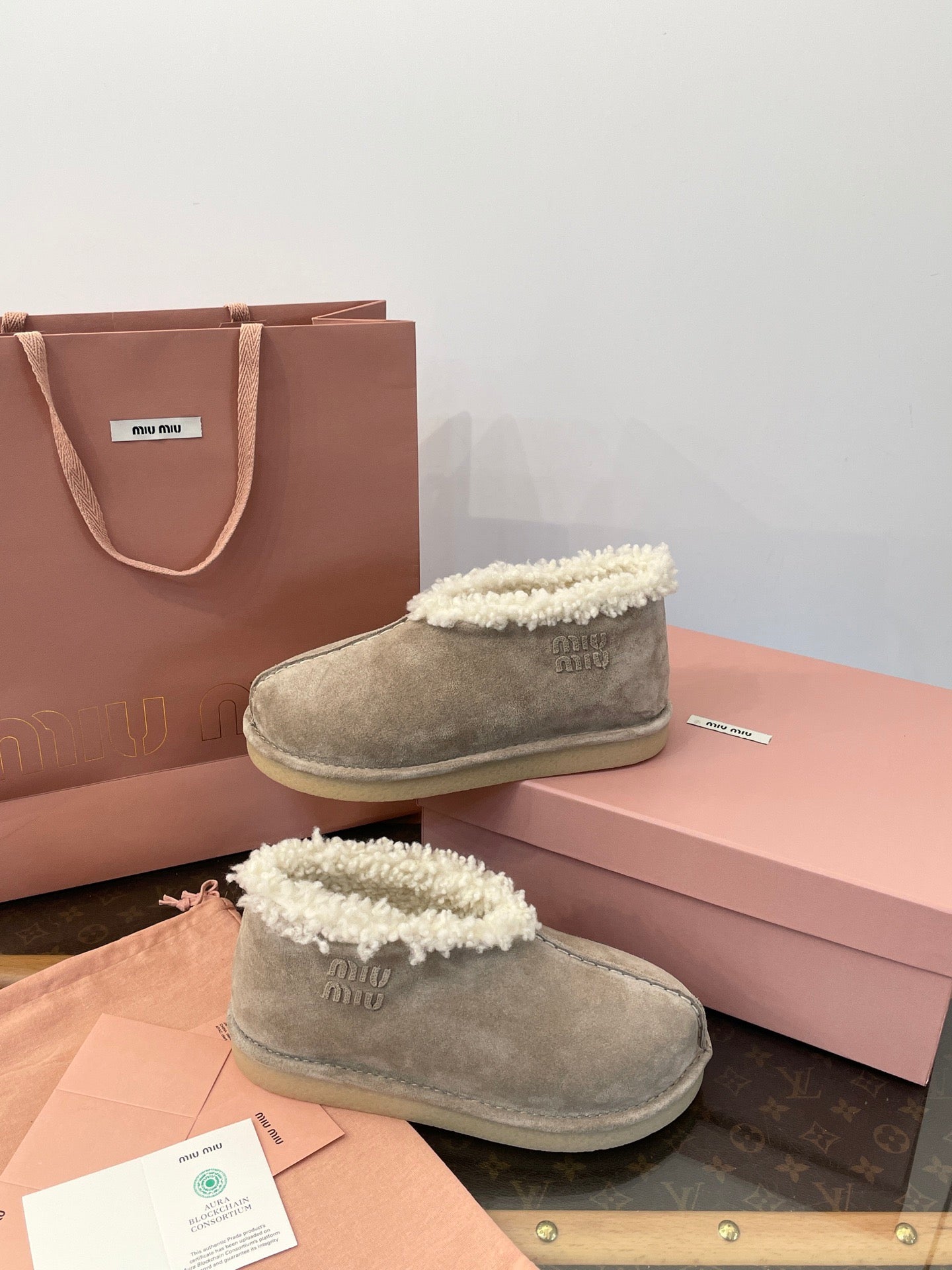 MIU M BOOTS