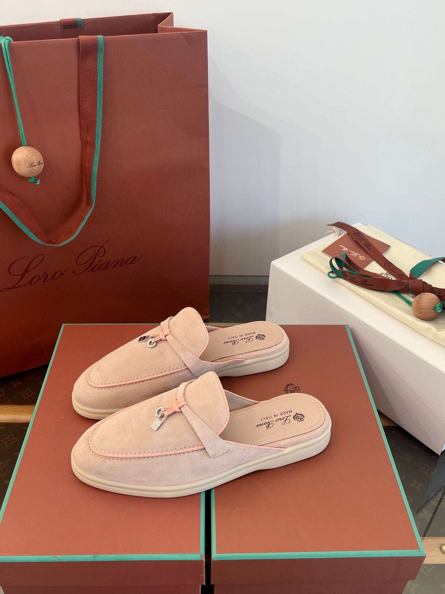 LORO P SUMMER CHARMS LOAFERS
