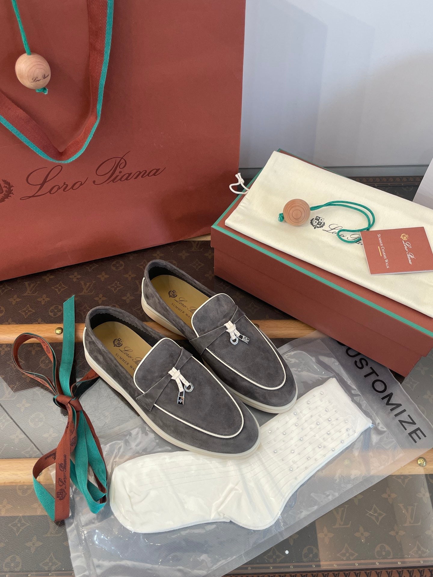 LORO P SUMMER CHARMS LOAFERS