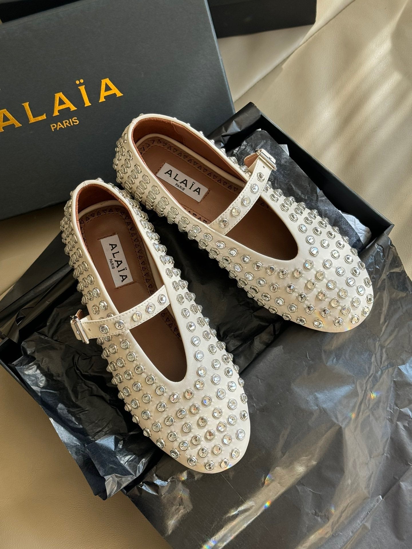 ALAIA BALLET FLATS
